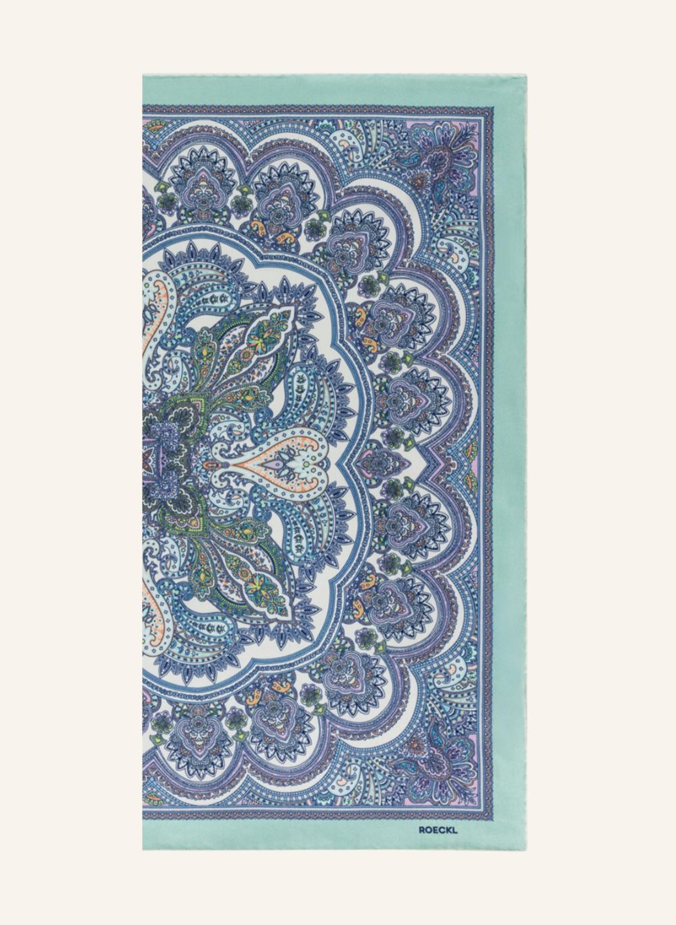 ROECKL Tücher FINE PAISLEY: BLAU