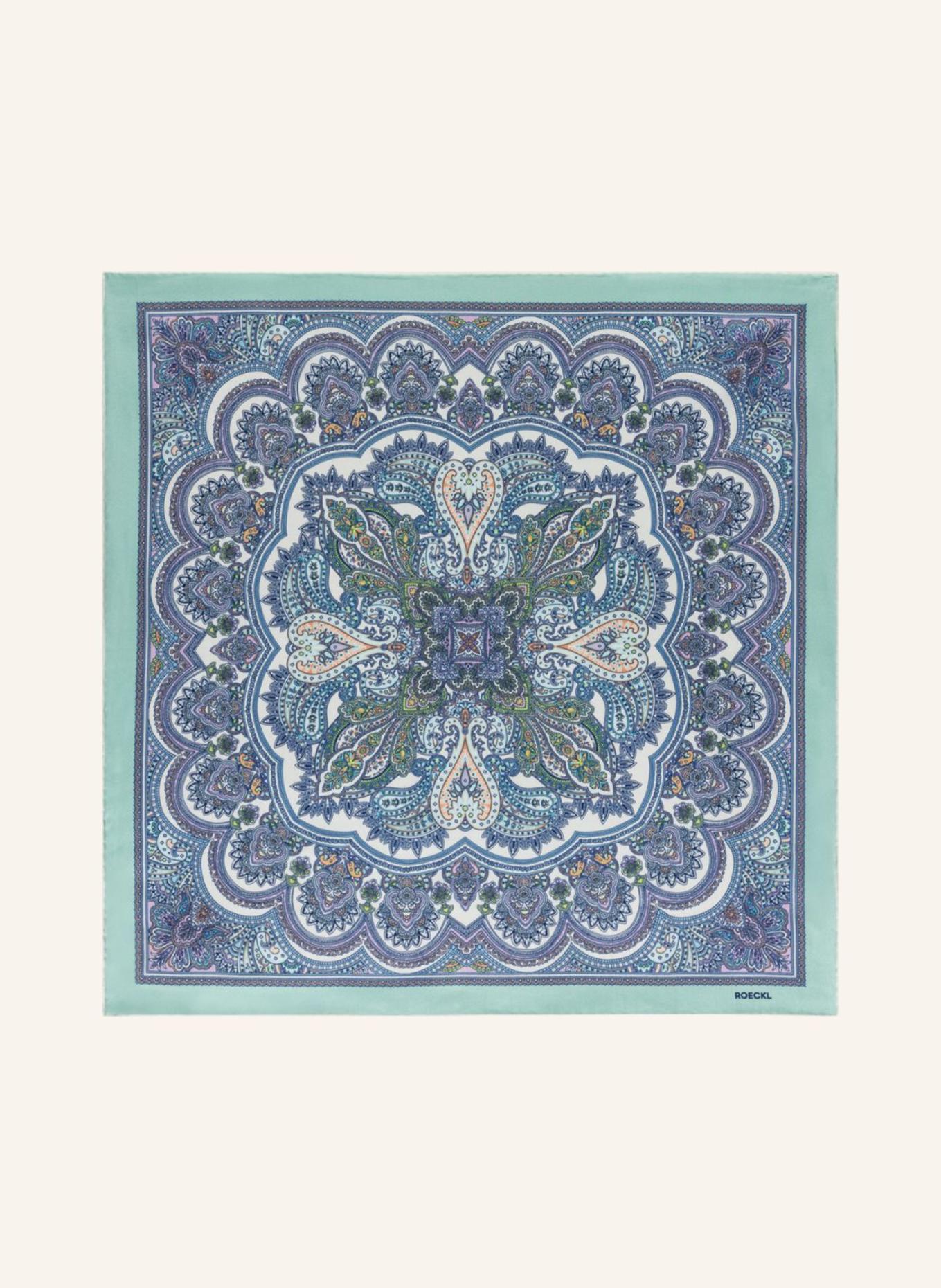 ROECKL Tücher FINE PAISLEY: BLAU