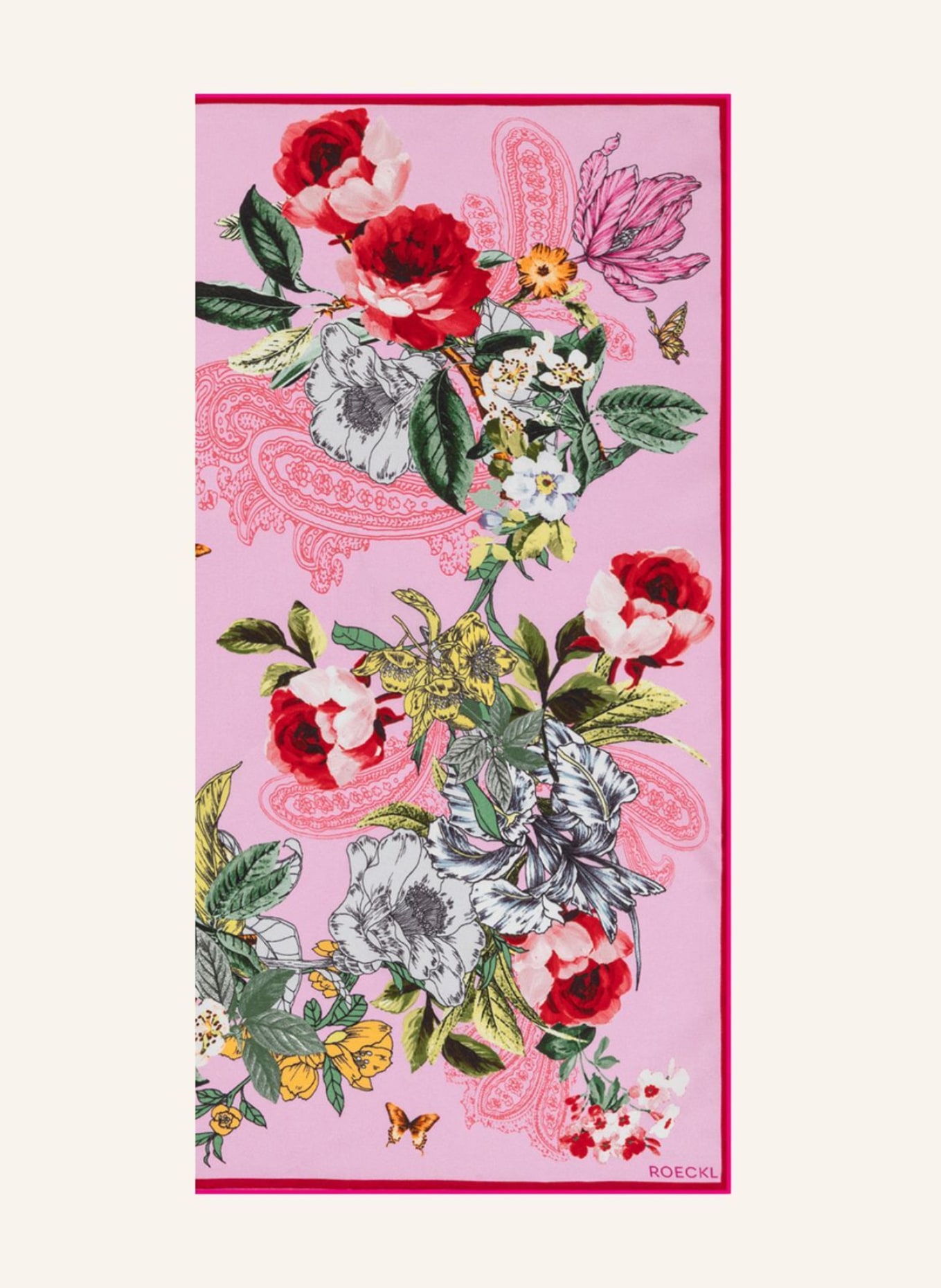 ROECKL Tücher PAISLEY & FLOWERS: ROSA