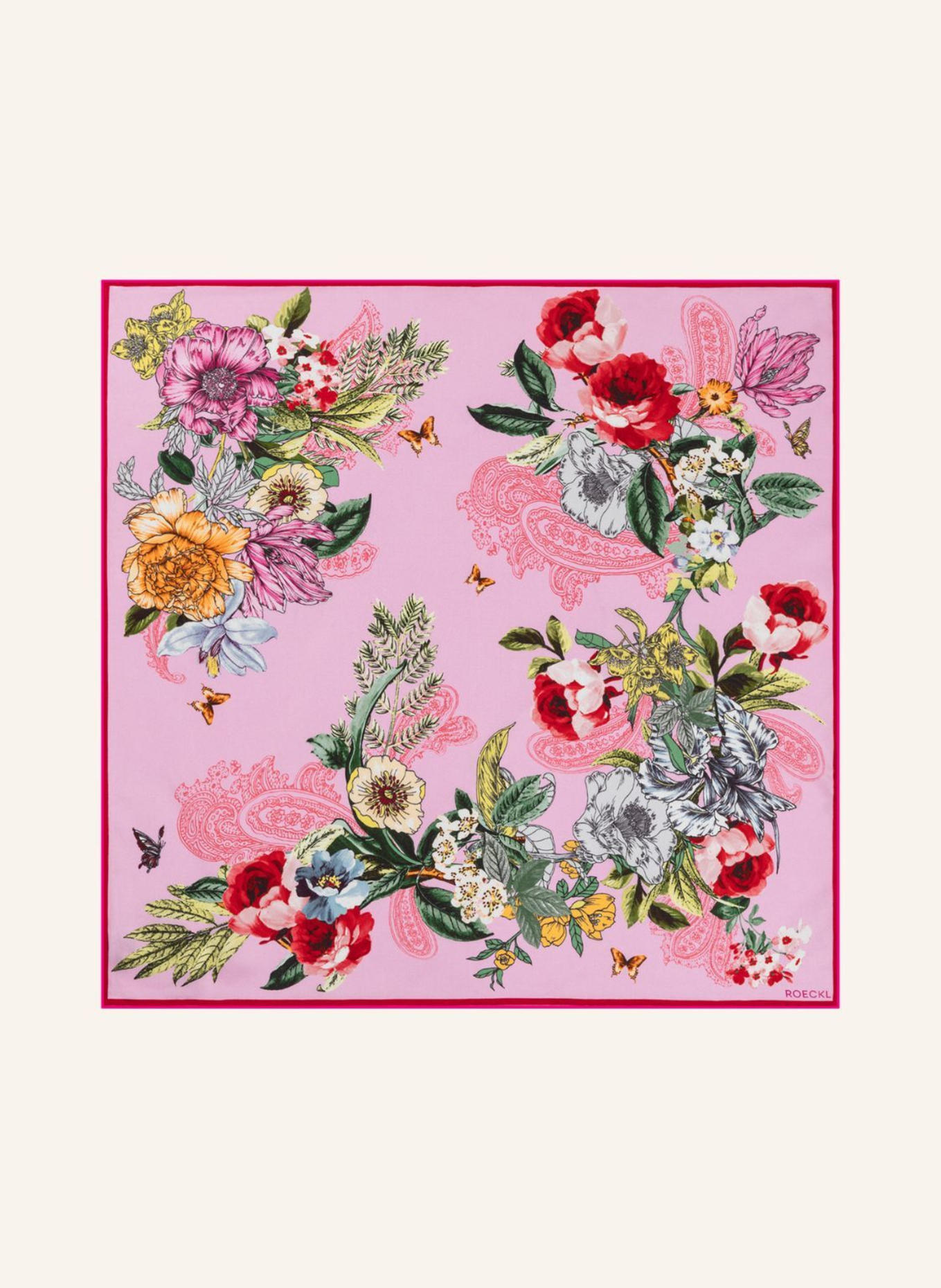 ROECKL Tücher PAISLEY & FLOWERS: ROSA