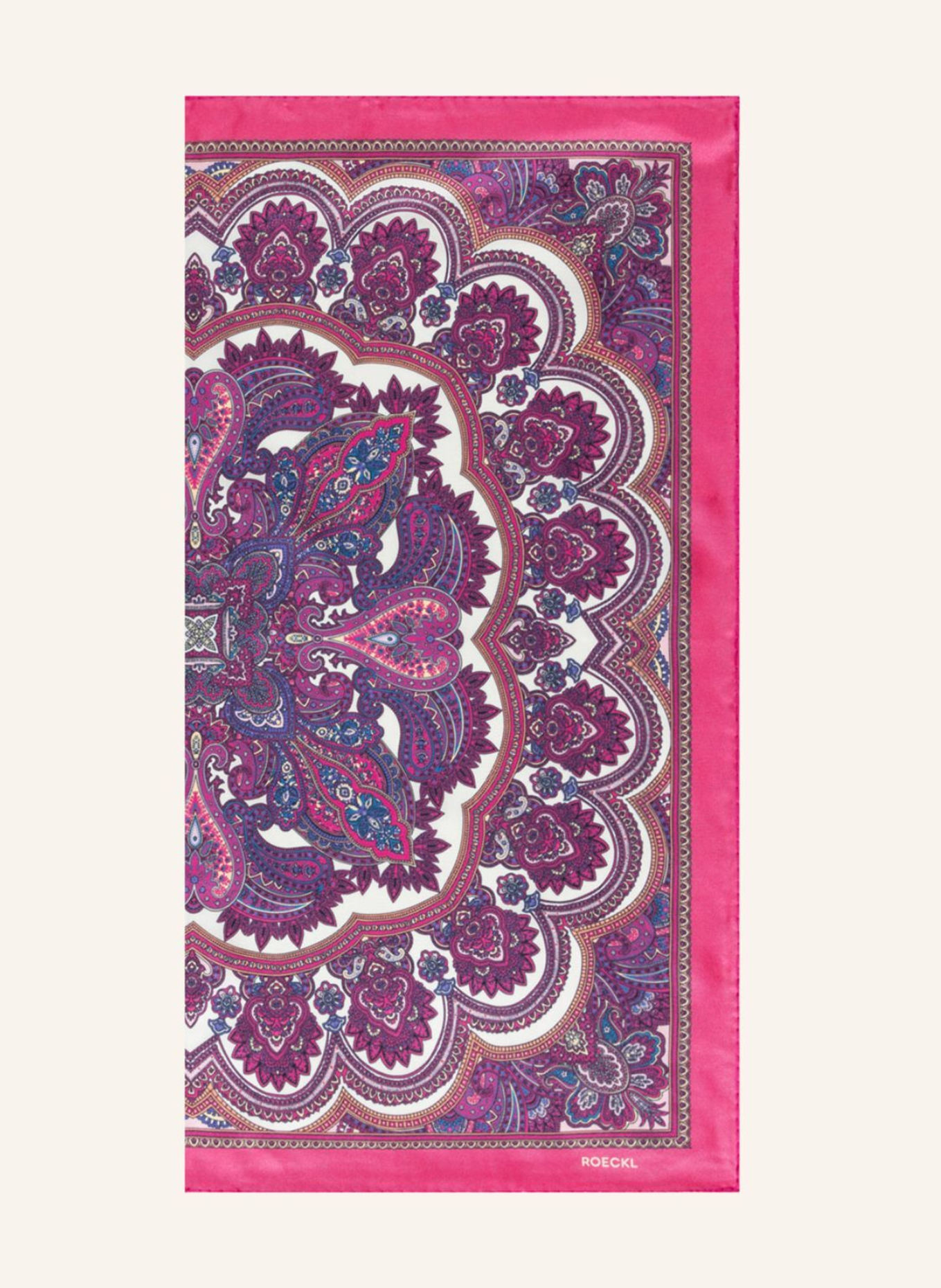 ROECKL Tücher FINE PAISLEY: PINK