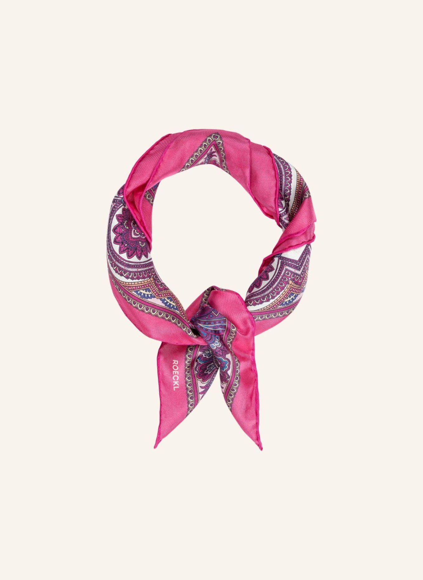 ROECKL Tücher FINE PAISLEY: PINK