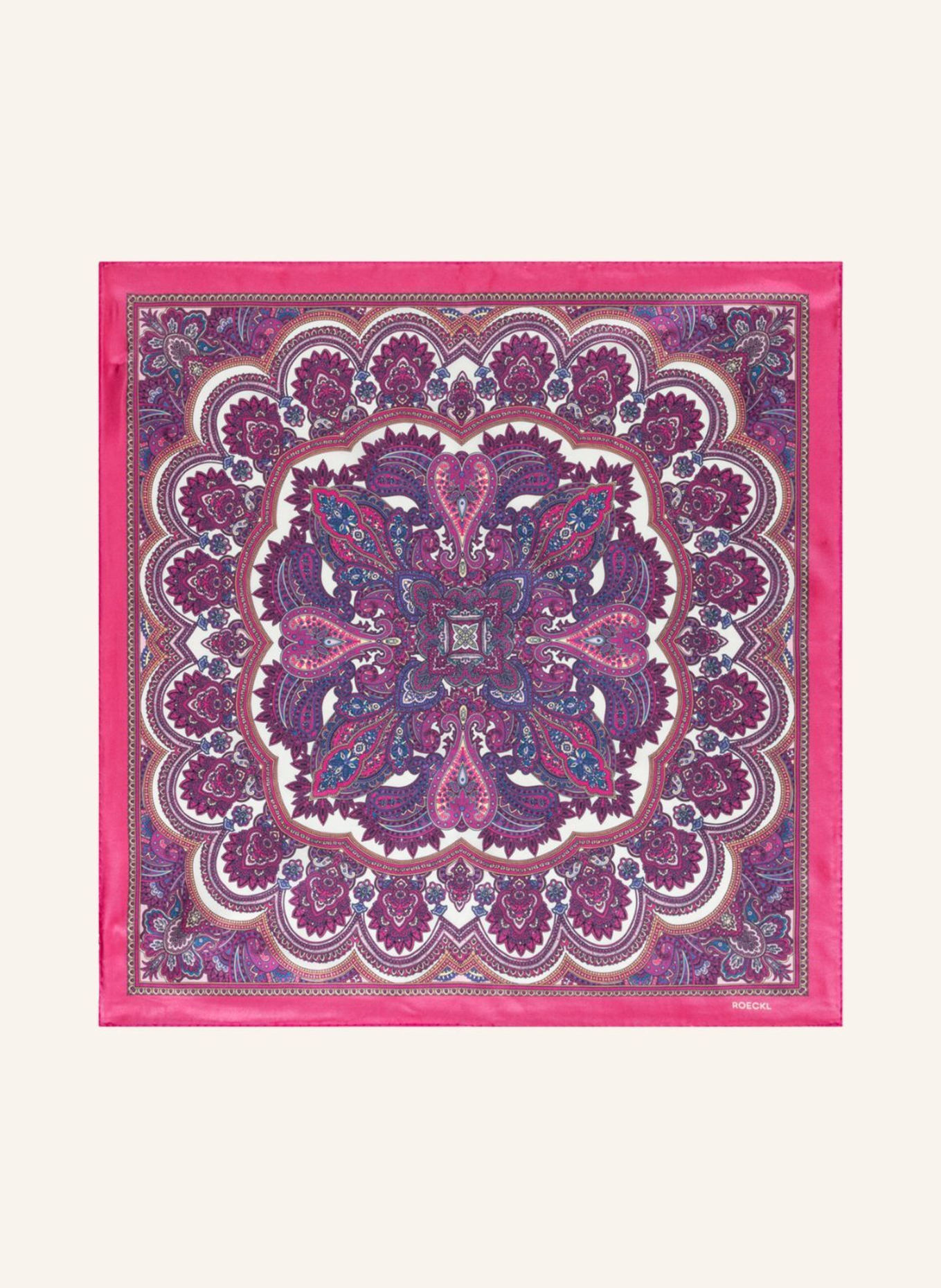 ROECKL Tücher FINE PAISLEY: PINK