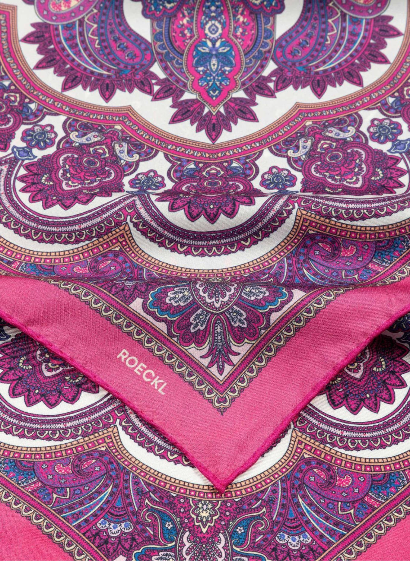 ROECKL Tücher FINE PAISLEY: PINK