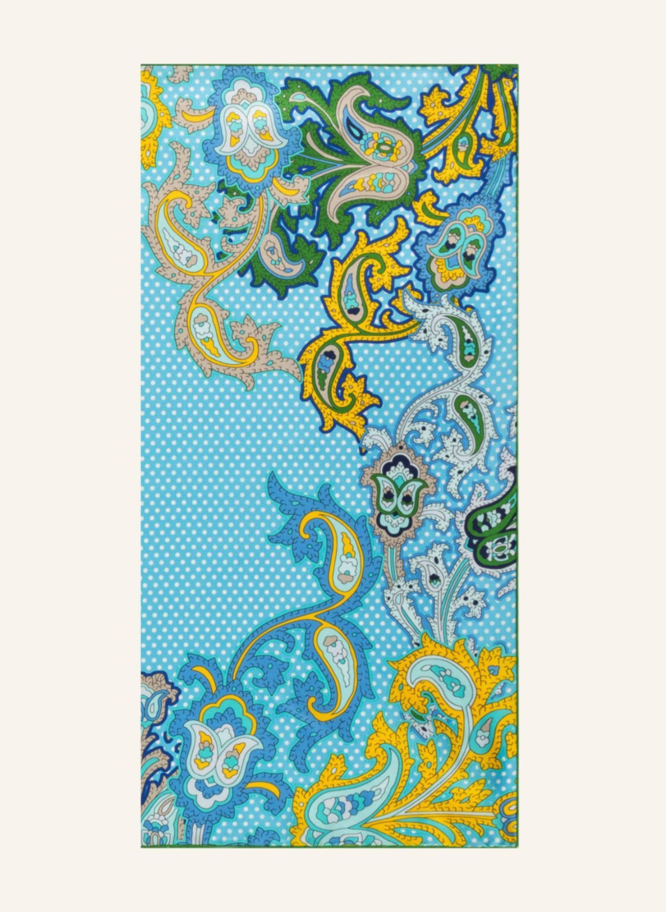 ROECKL Seidentuch PAISLEY ILLUSION: HELLBLAU