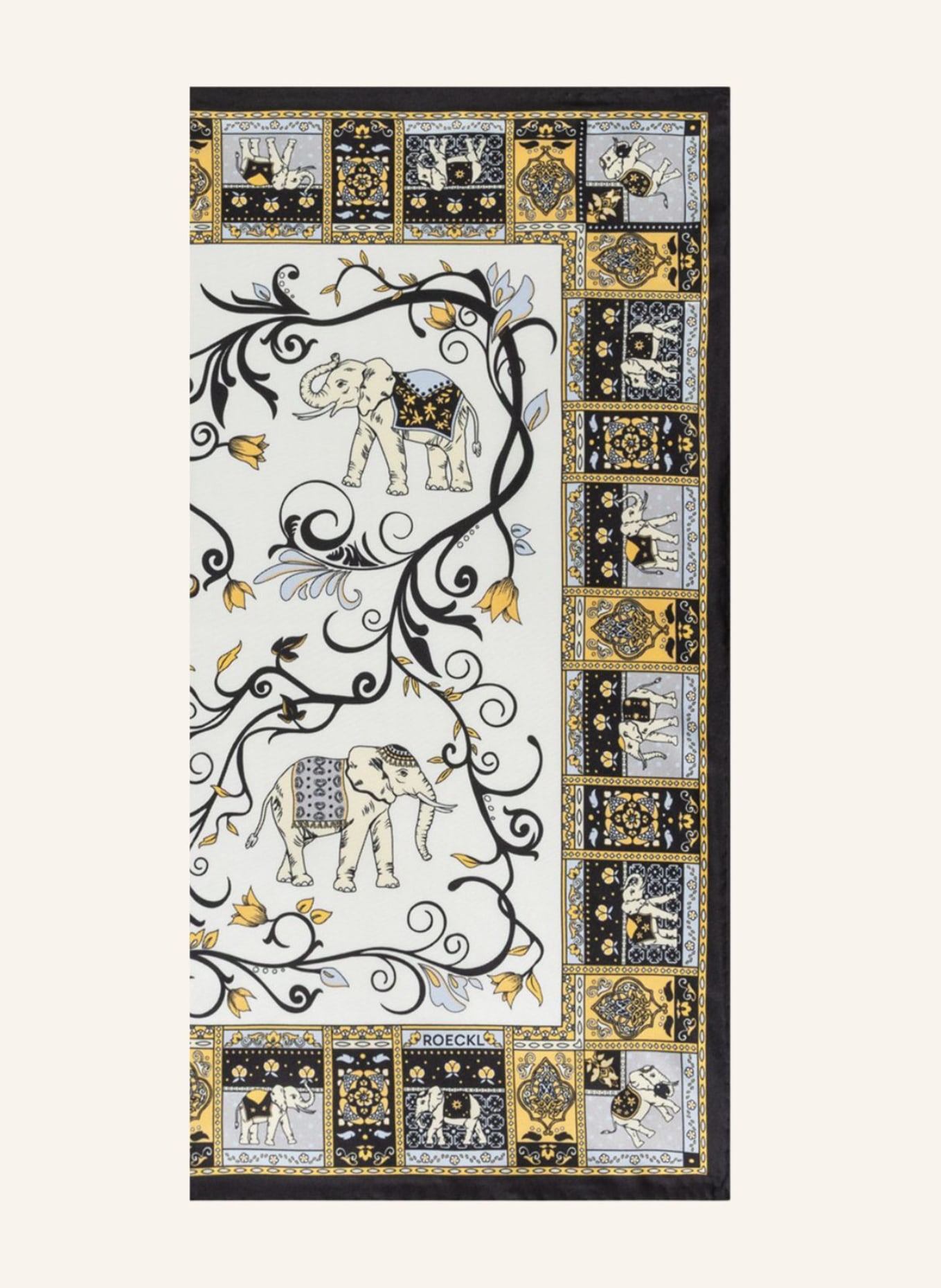 ROECKL Tücher LUCKY ELEPHANT: WEISS