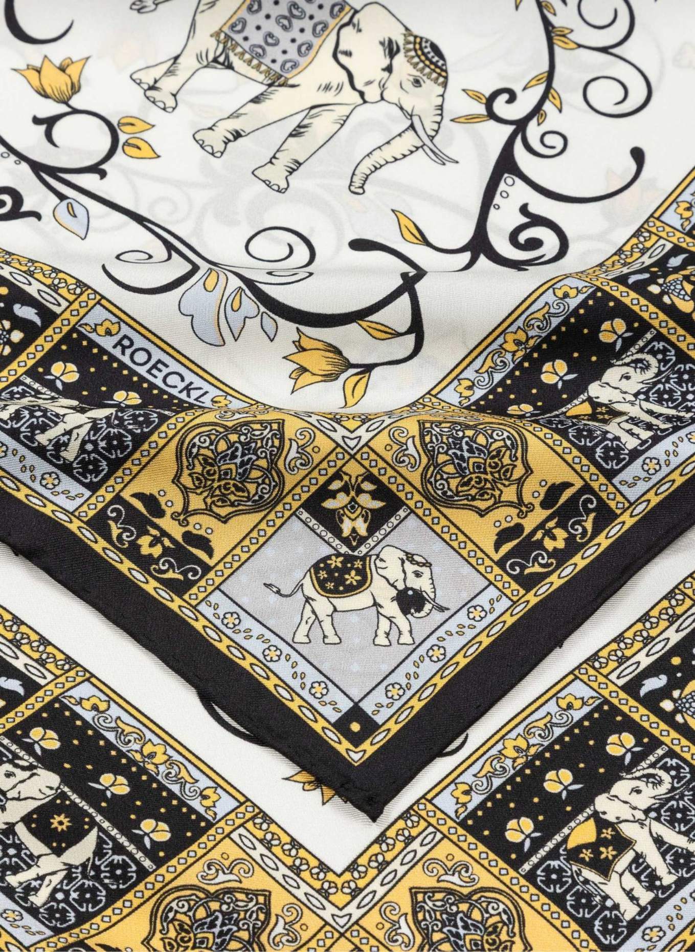 ROECKL Tücher LUCKY ELEPHANT: WEISS