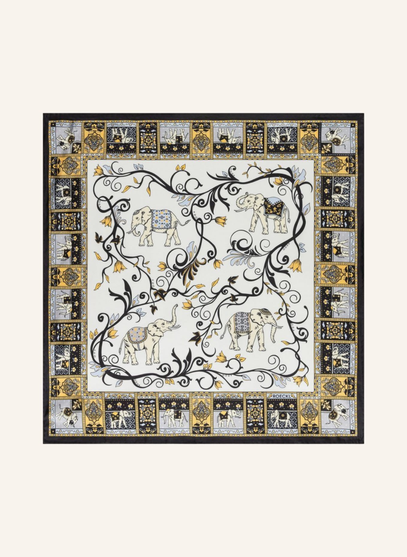 ROECKL Tücher LUCKY ELEPHANT: WEISS