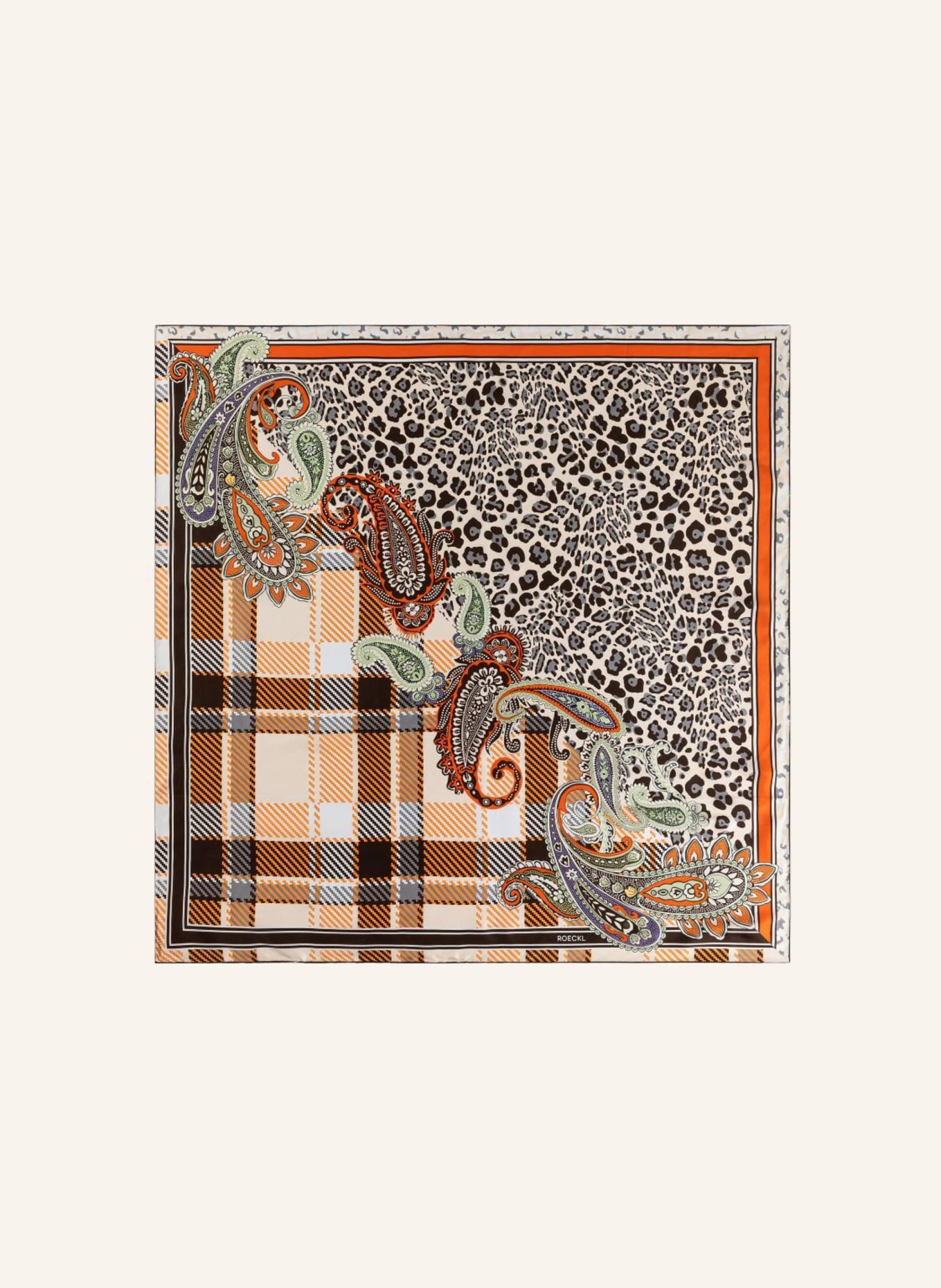 ROECKL Tücher PATCHWORK LEO: GELB