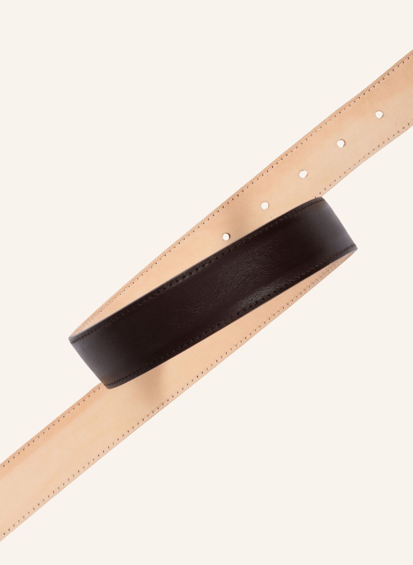 ROECKL Gürtel ROMY 3 CM: DUNKELBRAUN