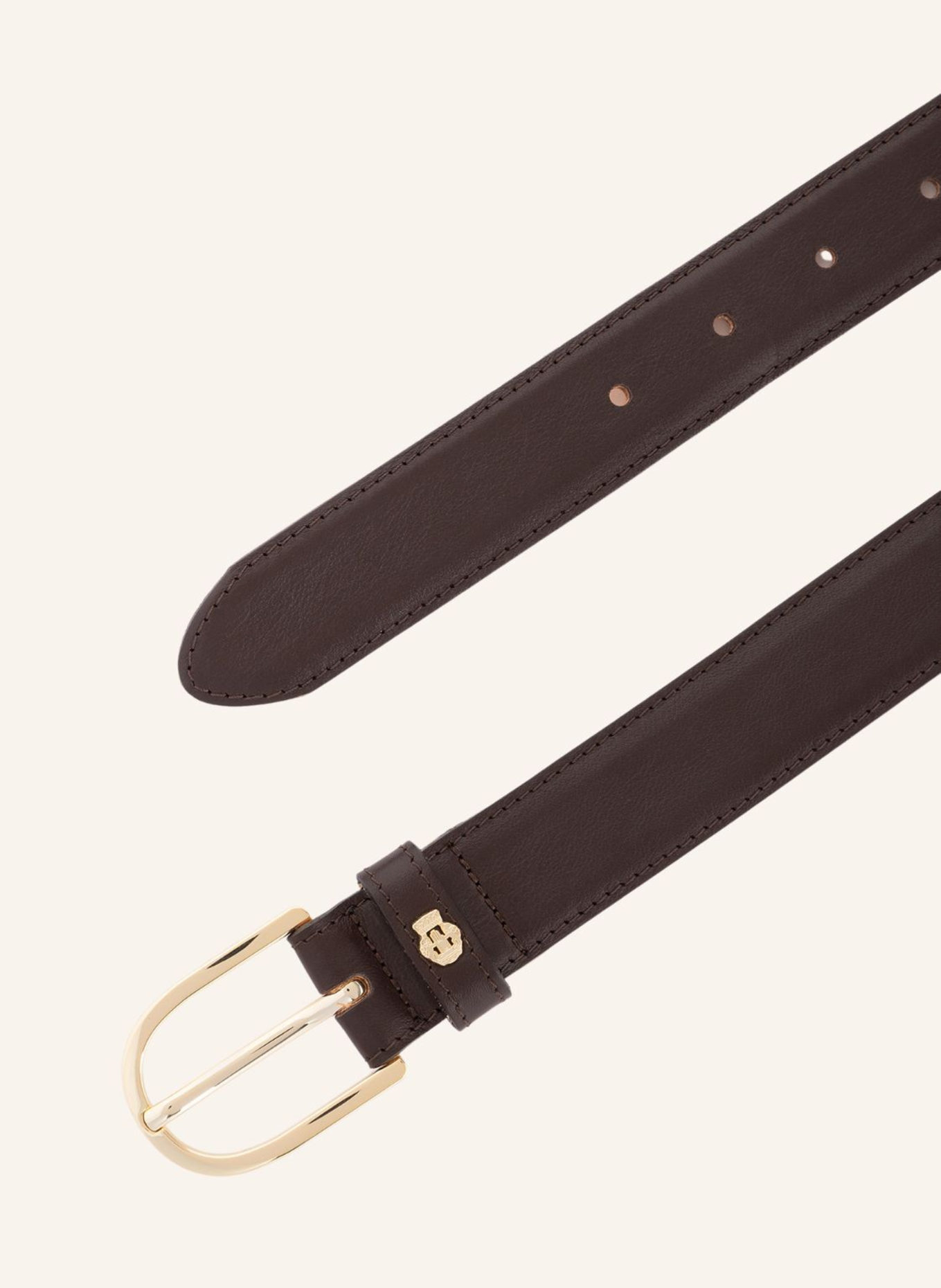 ROECKL Gürtel ROMY 3 CM: DUNKELBRAUN