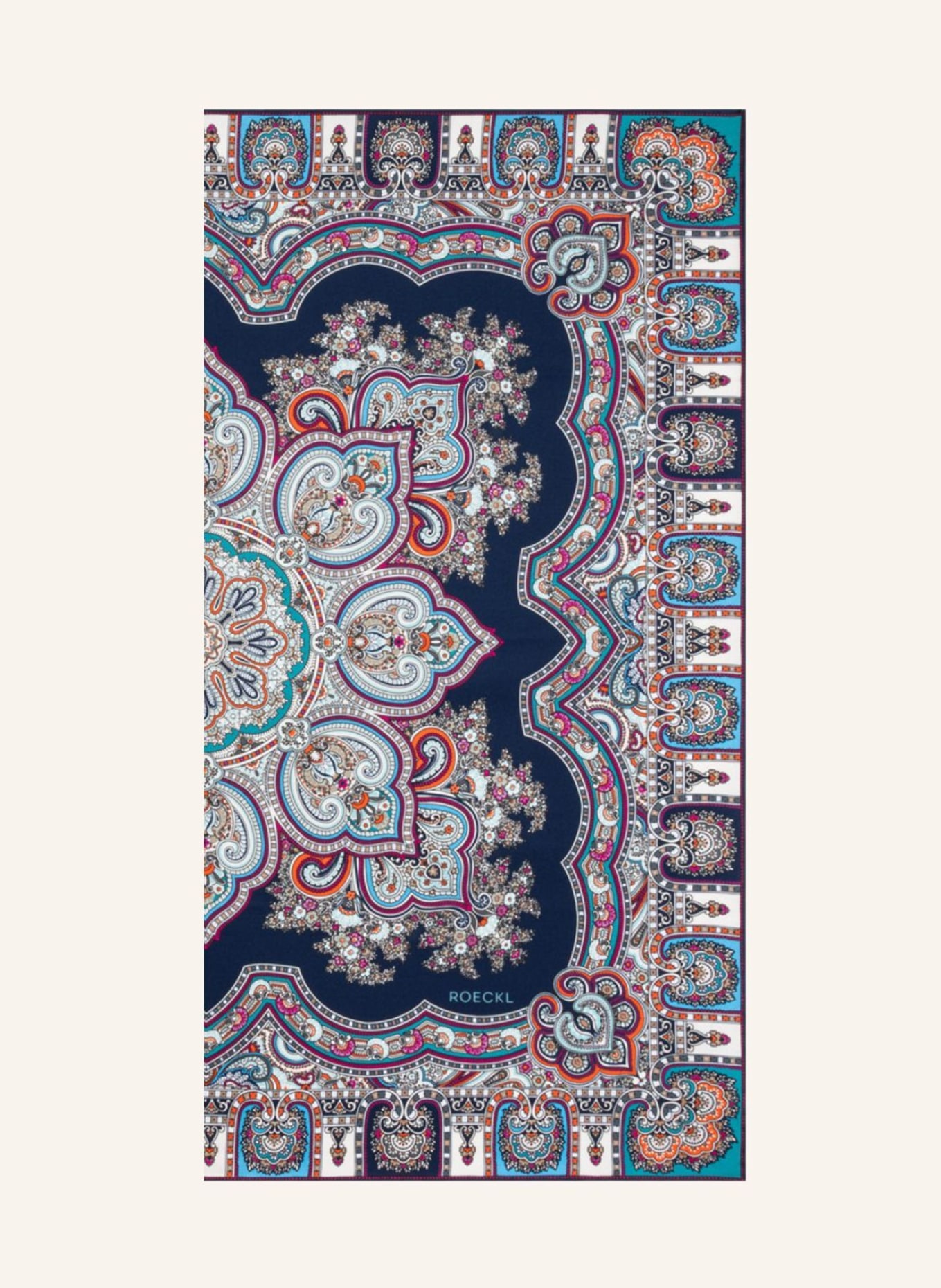 ROECKL Tücher TIMELESS PAISLEY: BLAU