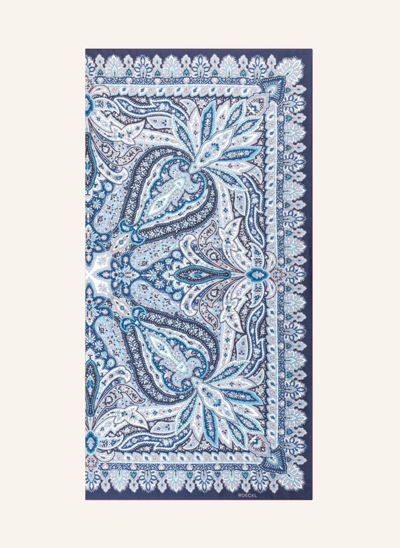 ROECKL Tücher FLOURISHING PAISLEY: DUNKELGRÜN