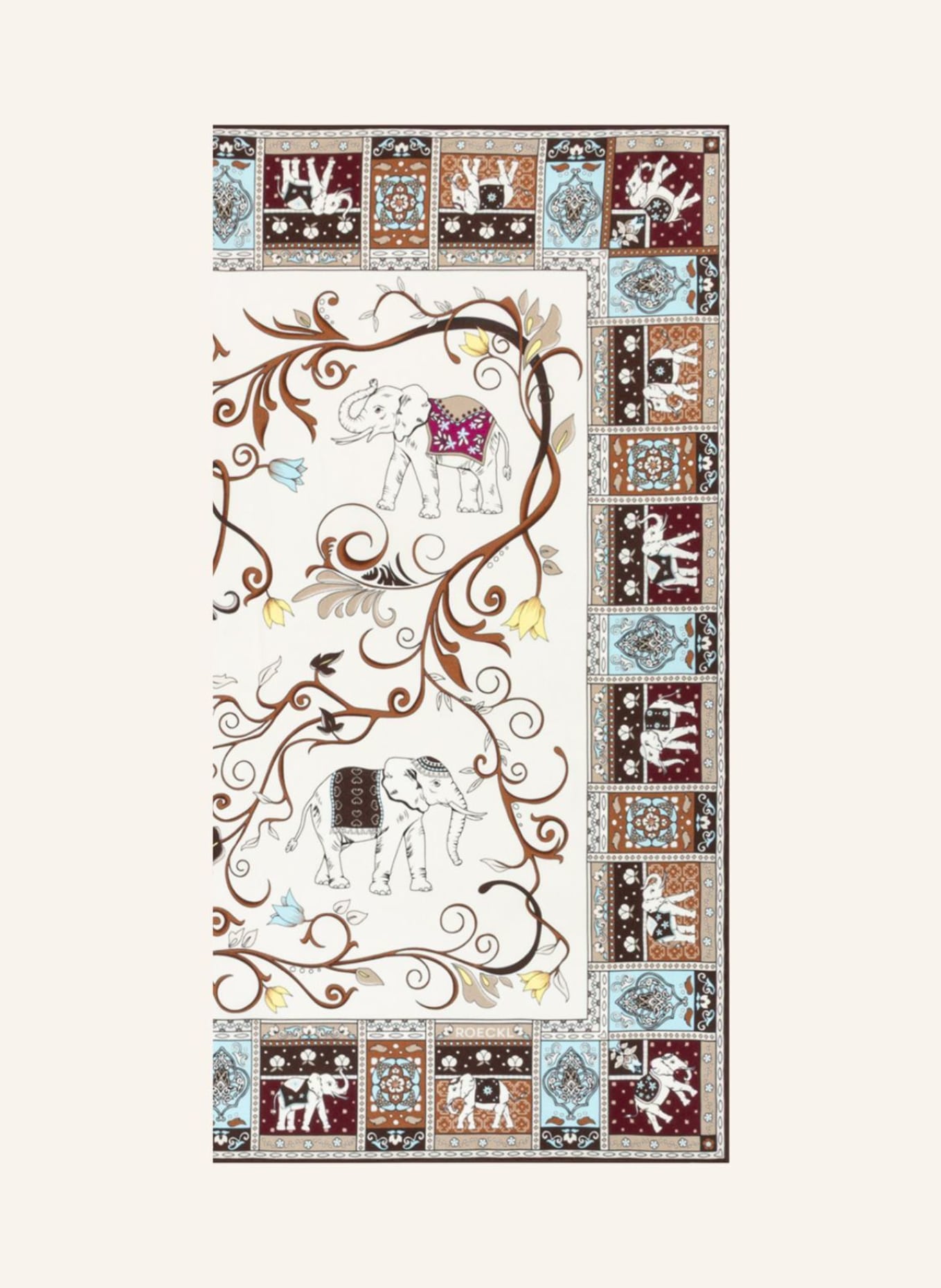ROECKL Tücher LUCKY ELEPHANT: CREME/ BEIGE