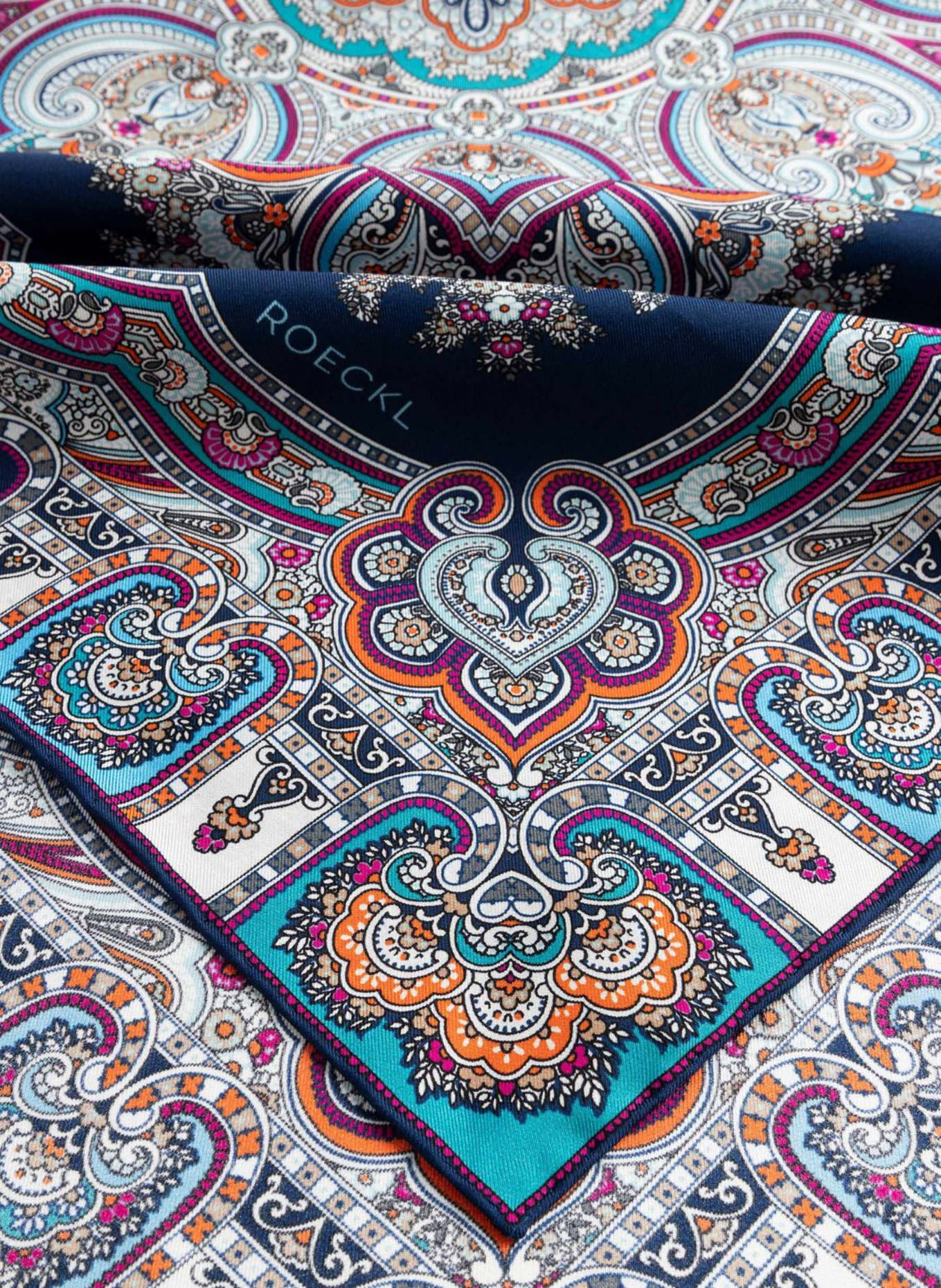 ROECKL Tücher TIMELESS PAISLEY: BLAU