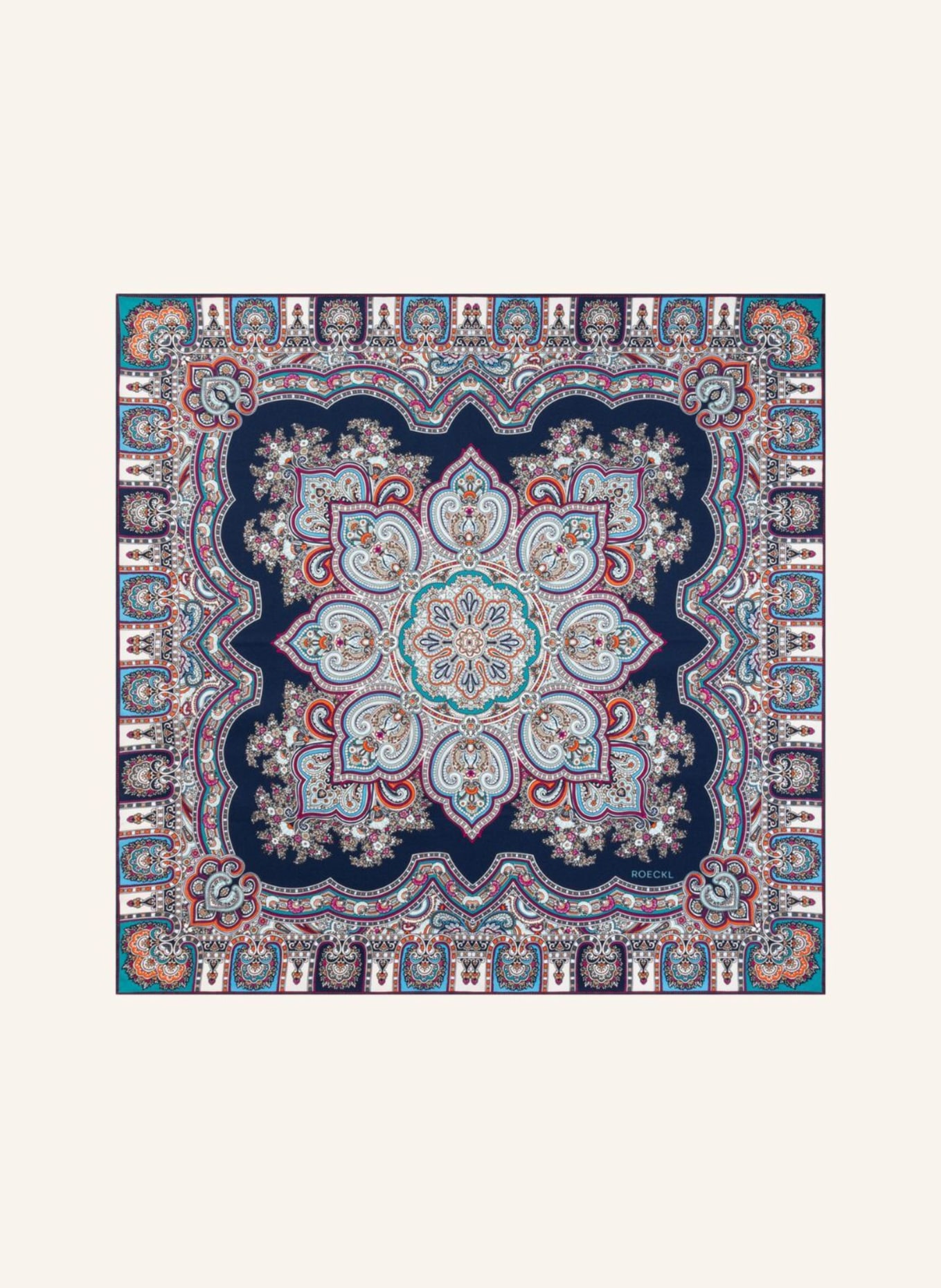 ROECKL Tücher TIMELESS PAISLEY: BLAU