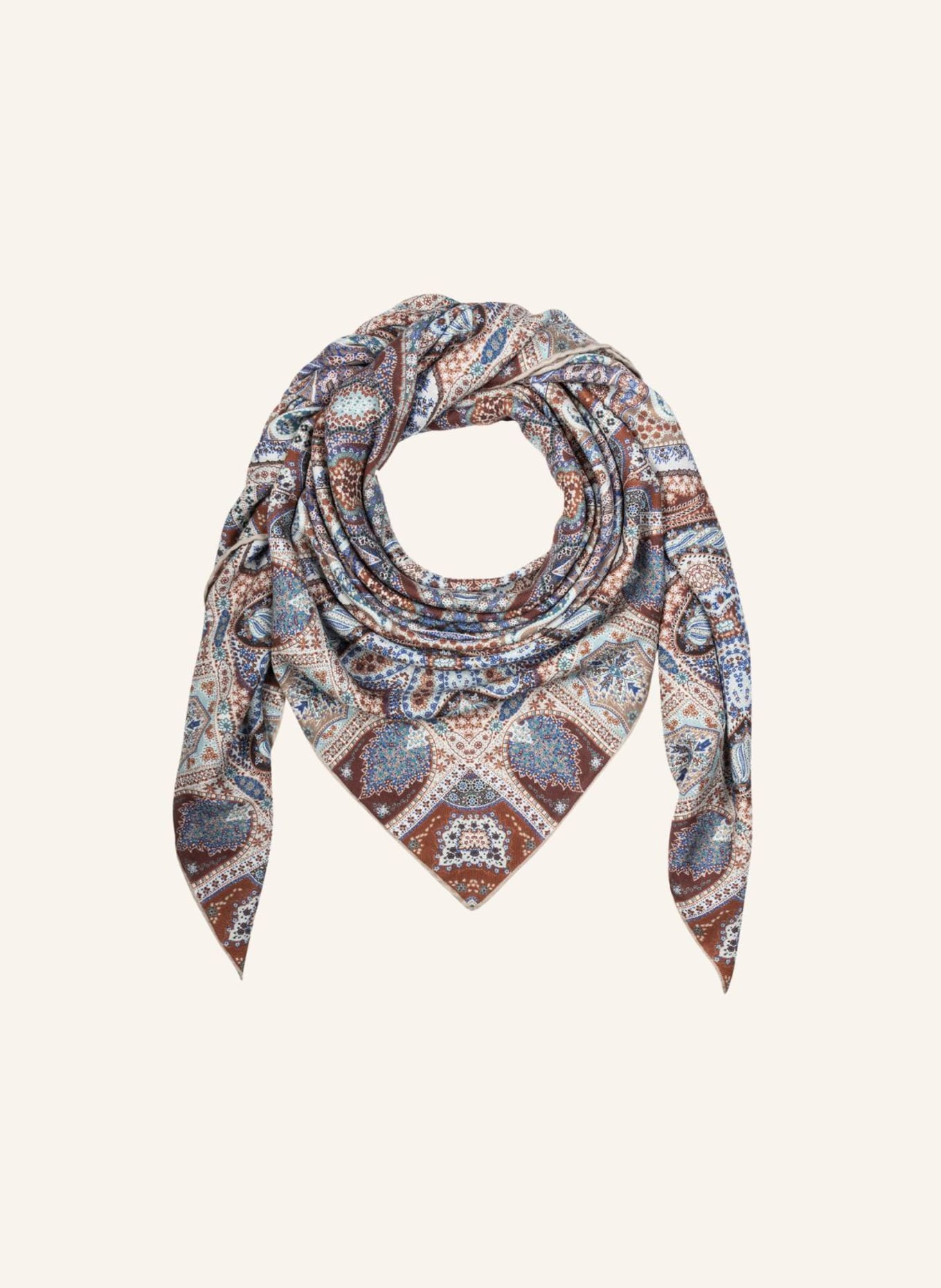 ROECKL Halsdoeken WINTER ALHAMBRA PAISLEY: BRUIN