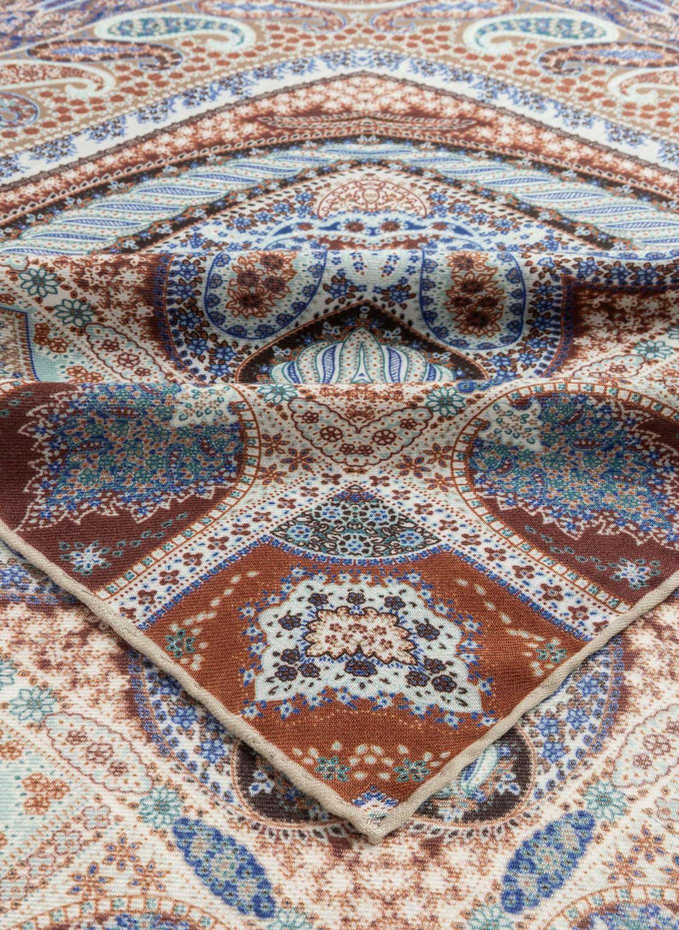 ROECKL Halsdoeken WINTER ALHAMBRA PAISLEY: BRUIN