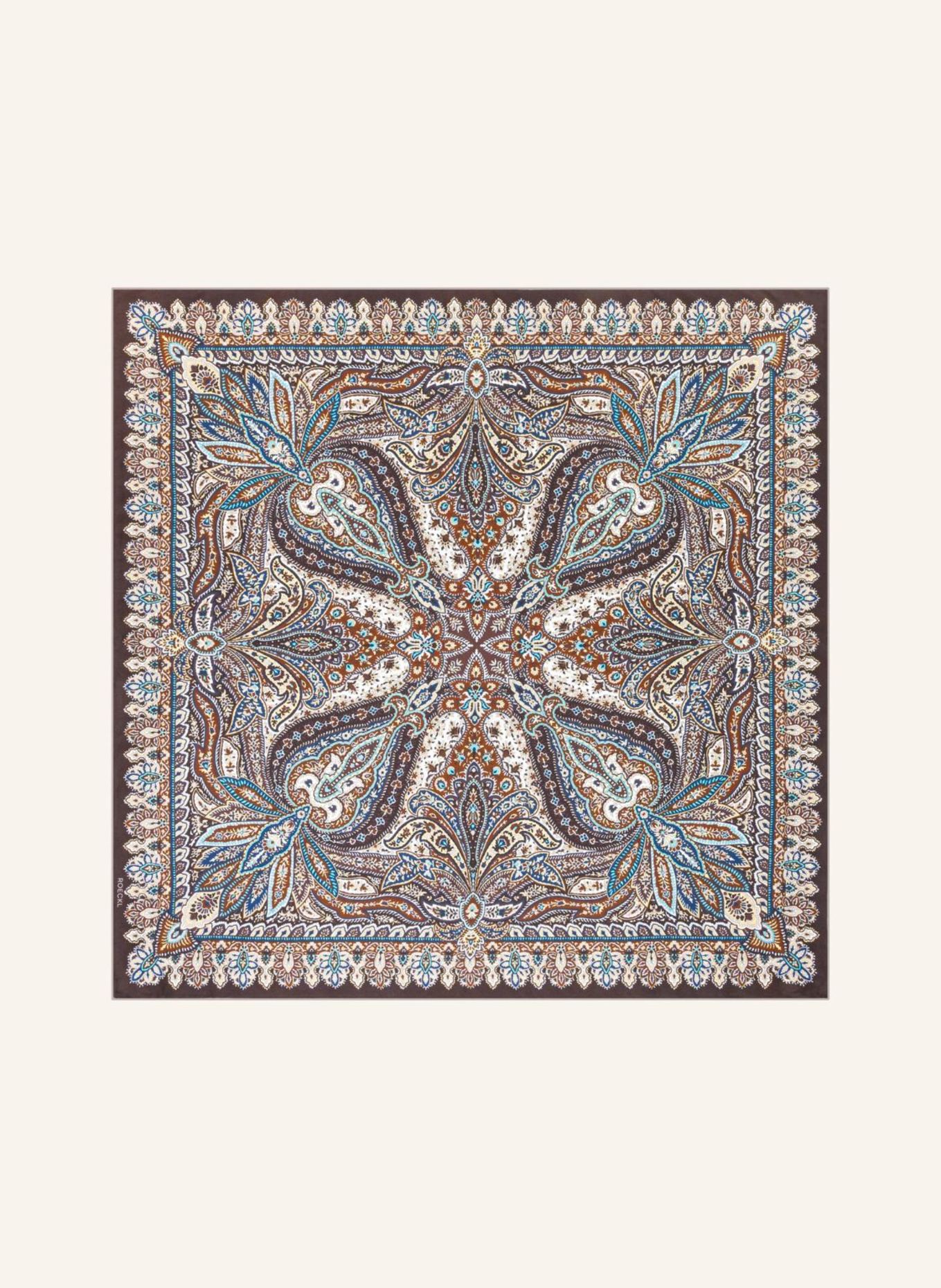 ROECKL Tücher FLOURISHING PAISLEY: BRAUN