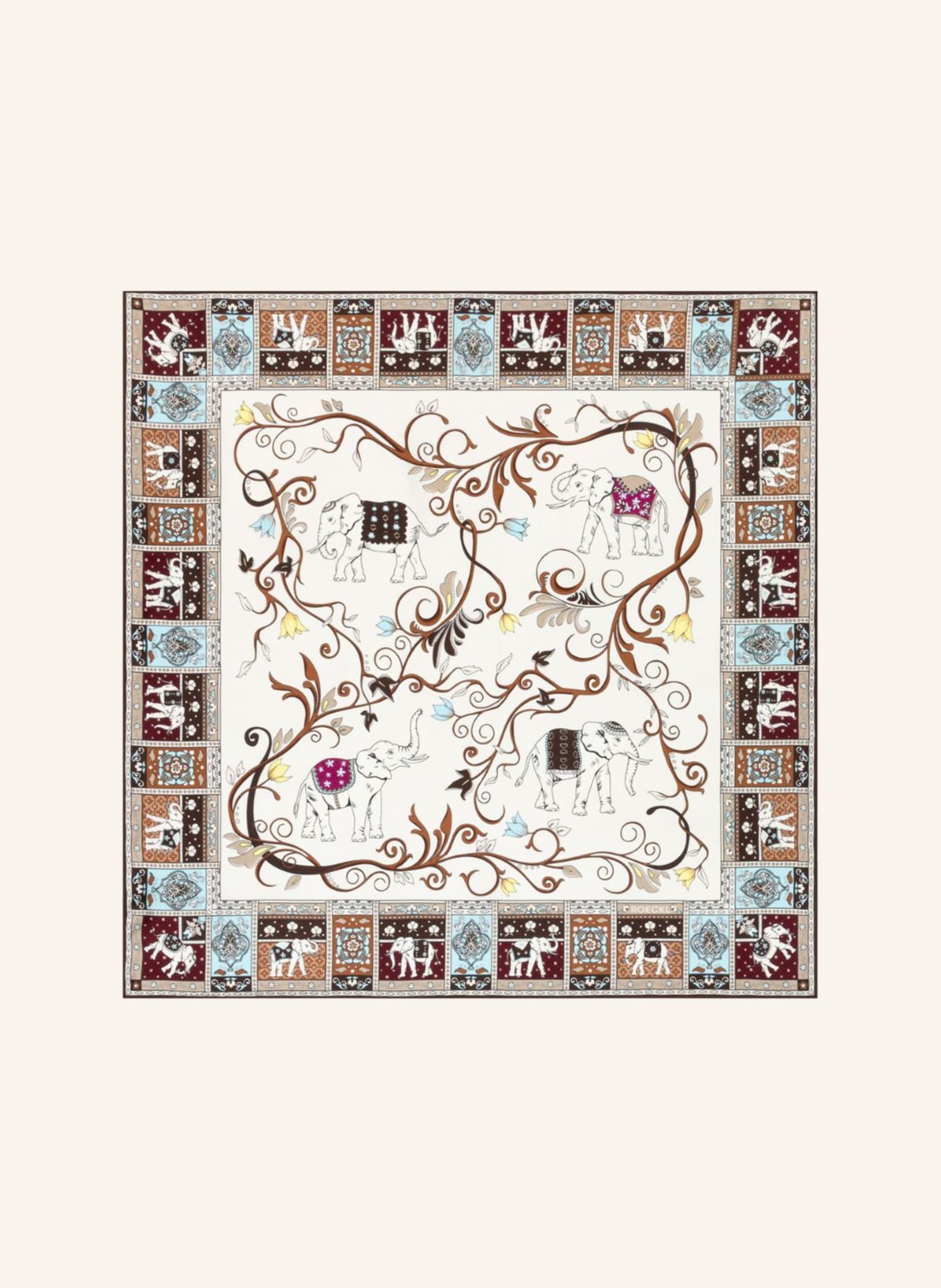 ROECKL Tücher LUCKY ELEPHANT: CREME/ BEIGE