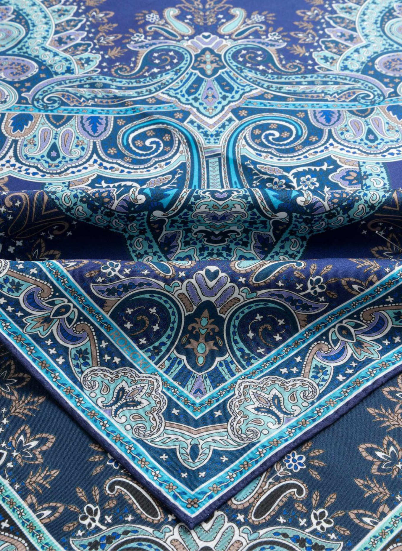 ROECKL Tücher PAISLEY REFLECTION: BLAU