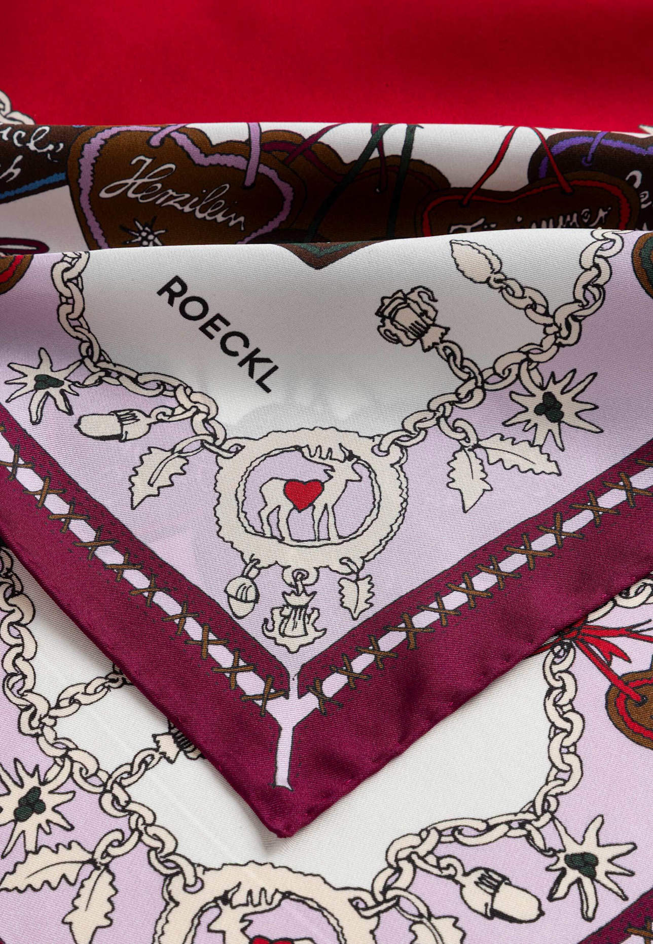 ROECKL Tücher ANNI: LILA/ DUNKELLILA/ ROSA