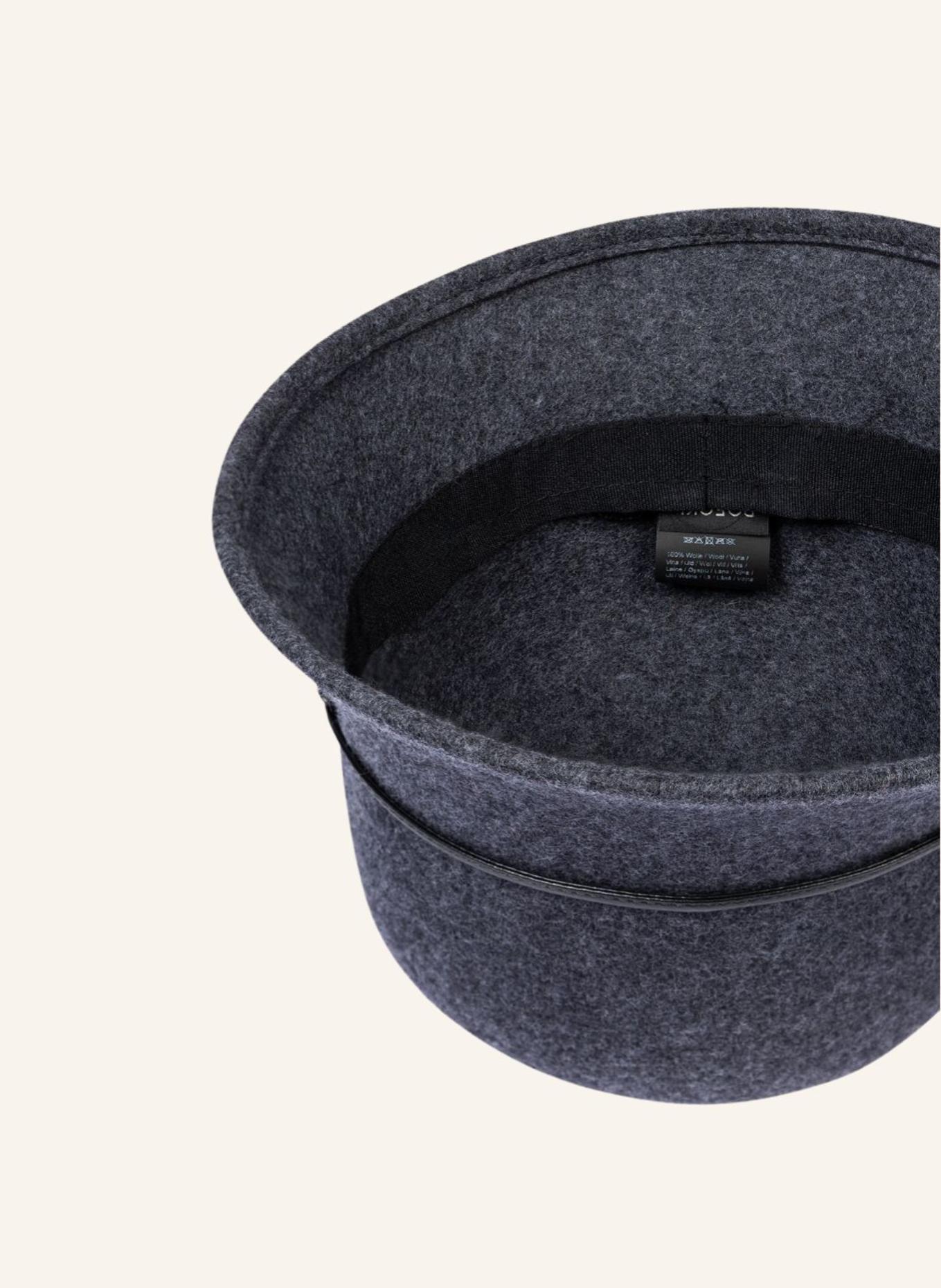 ROECKL BELGRAVIA Wool Hat: GRAY