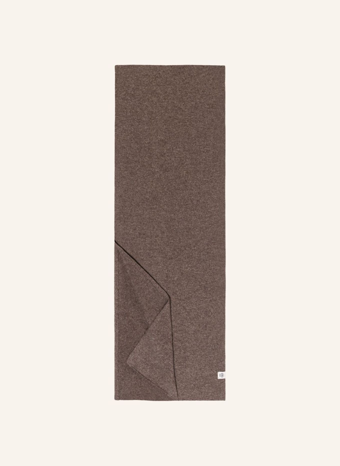 ROECKL Cashmere Scarf BUSINESS CASHMERE: DARK BROWN