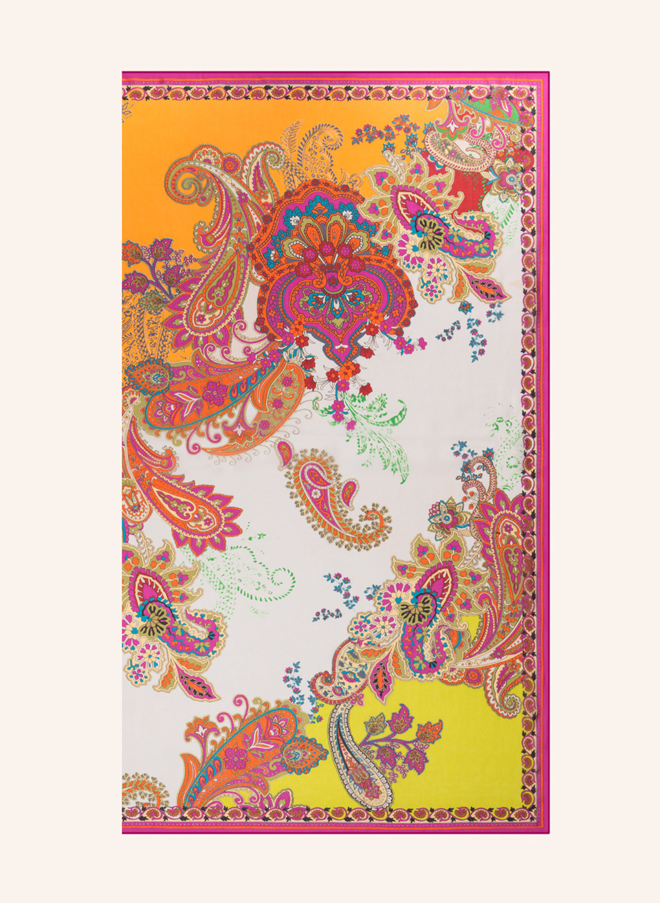 ROECKL Tücher FLOWER FUSION, Farbe: ORANGE/ PINK (Bild 1)