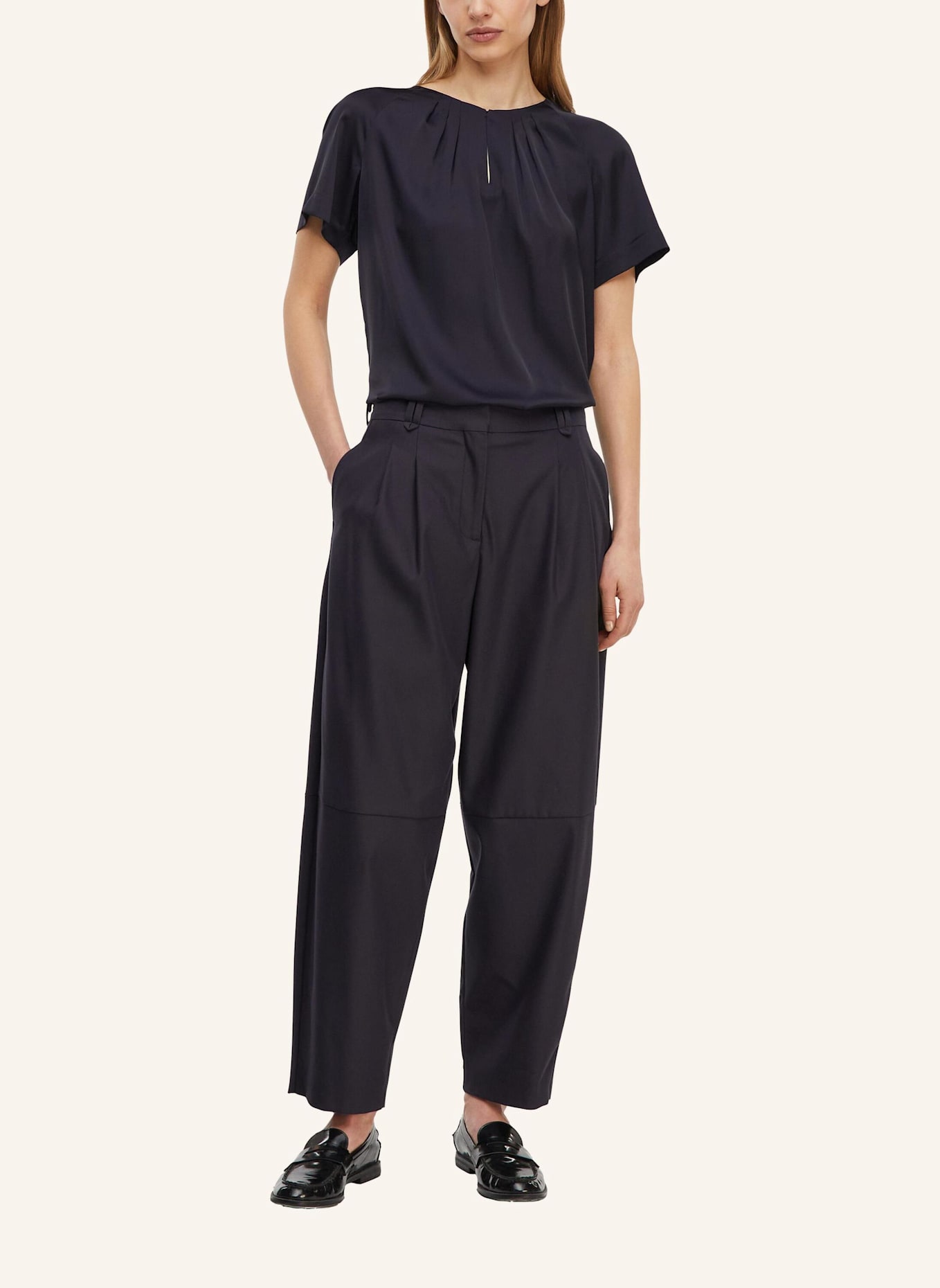 comma Bluse: BLAU