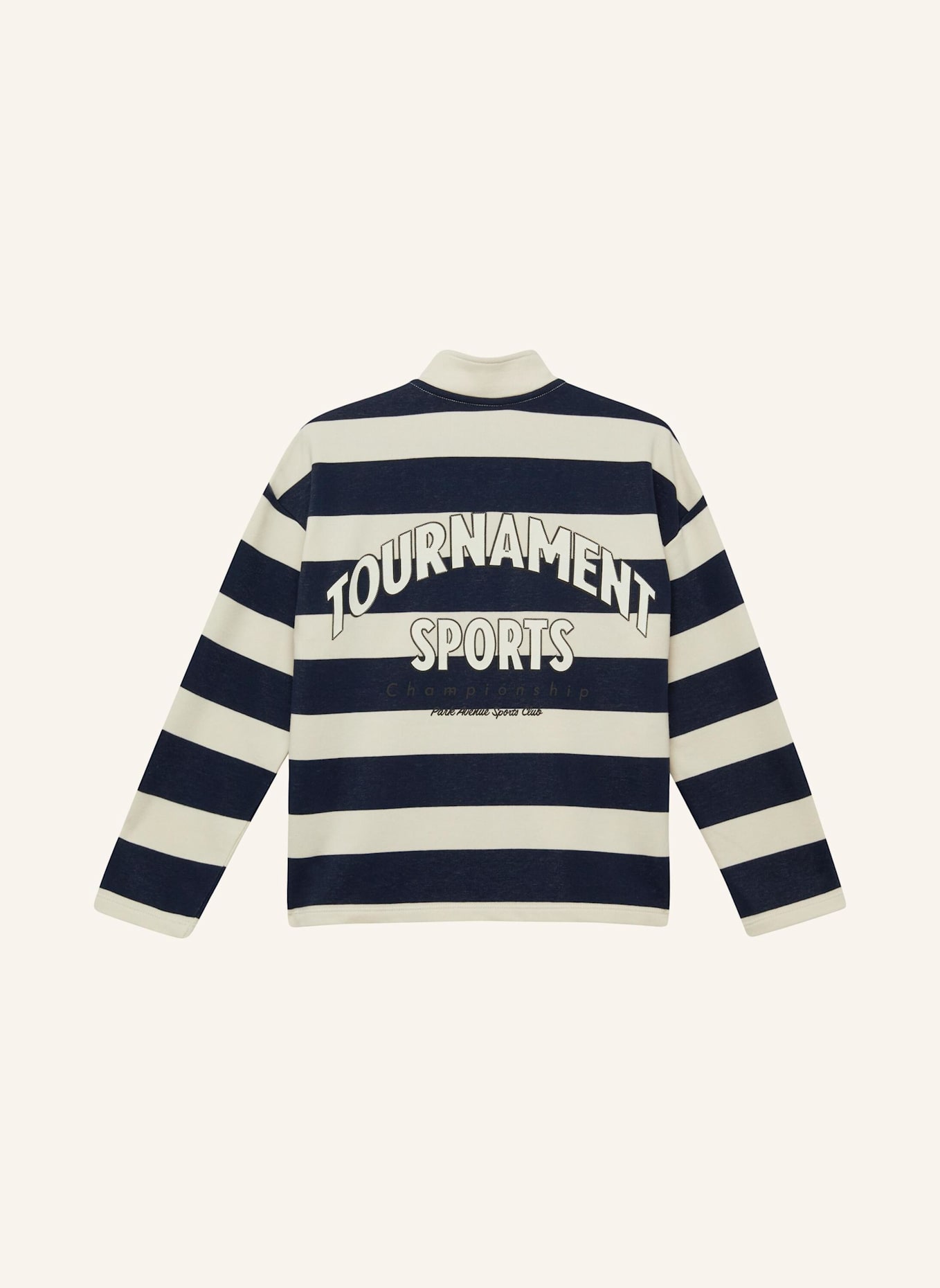 s.Oliver Sweatshirt: BLAU/ CREME