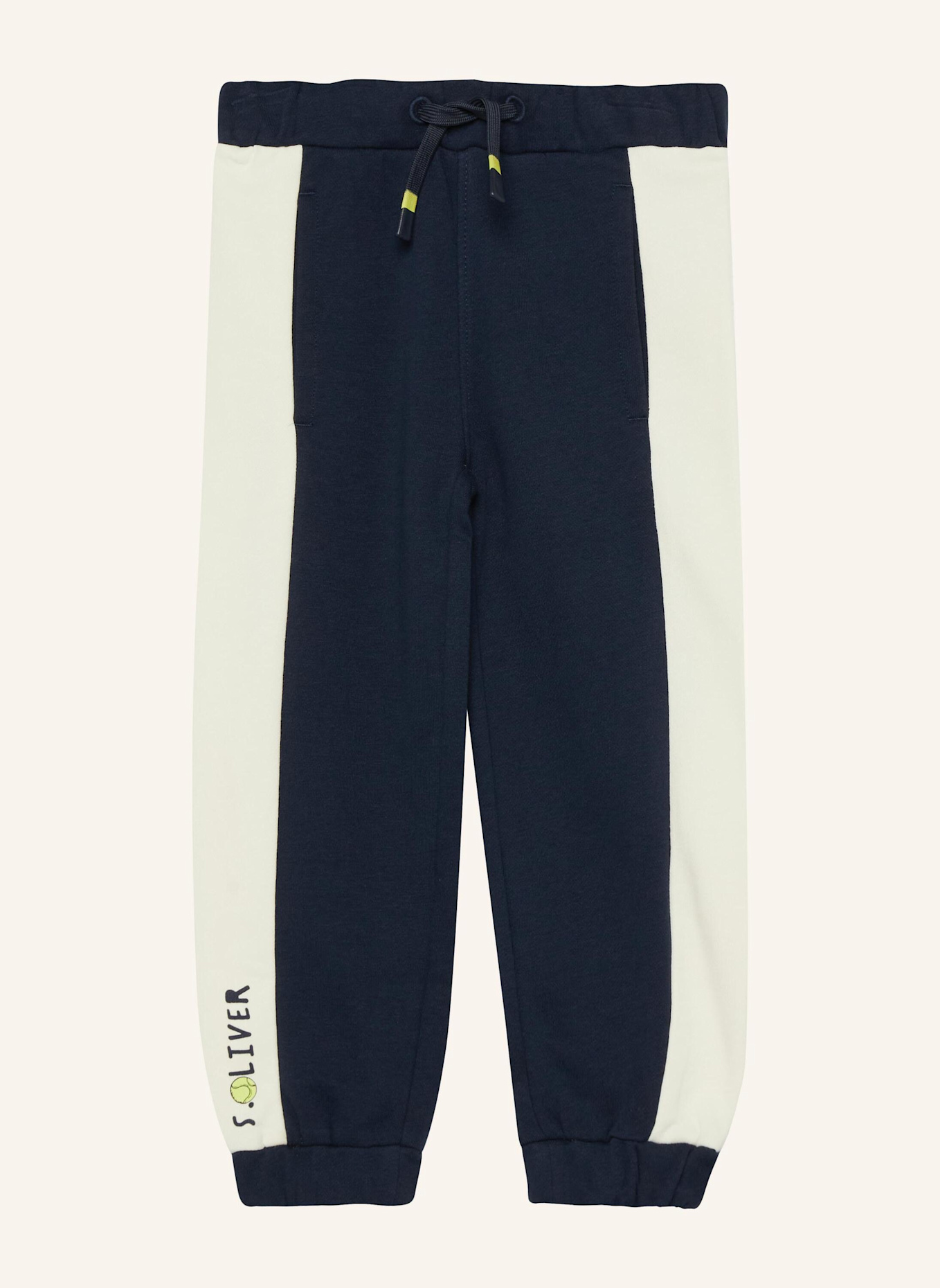 s.Oliver Leggings: BLAU/ CREME