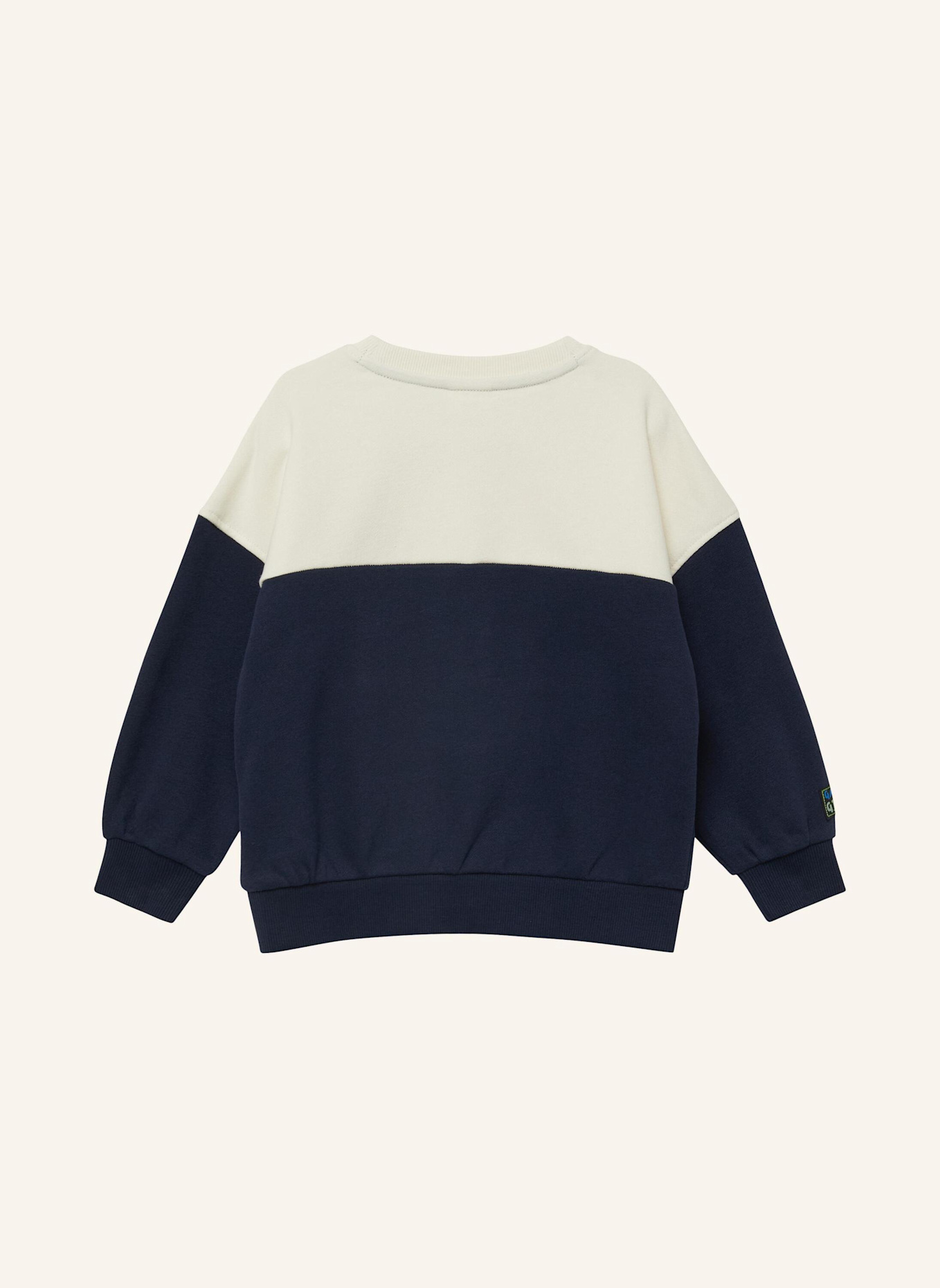 s.Oliver Sweatshirt: BLAU/ CREME