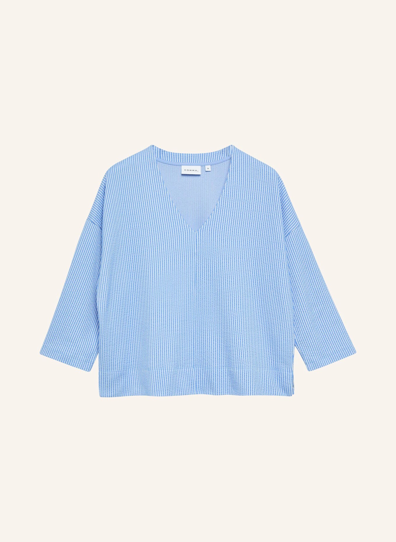 comma Sweatshirt: BLAU