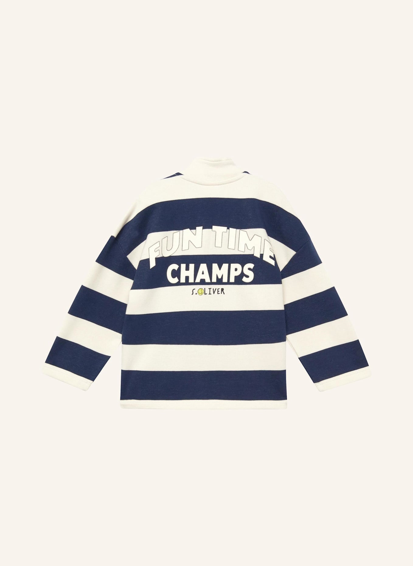 s.Oliver Sweatshirt: BLAU/ CREME