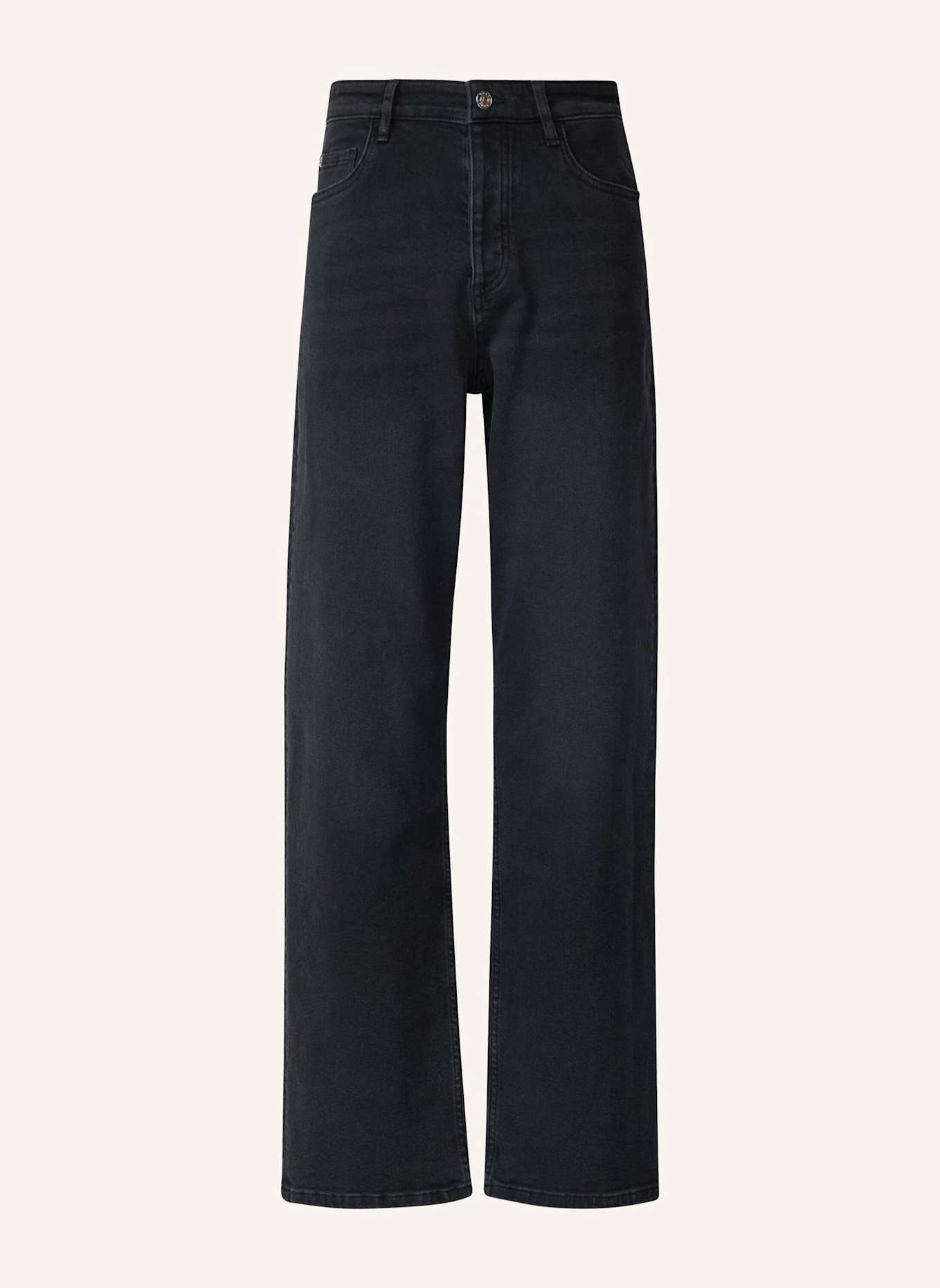 comma Jeans-Hose: SCHWARZ
