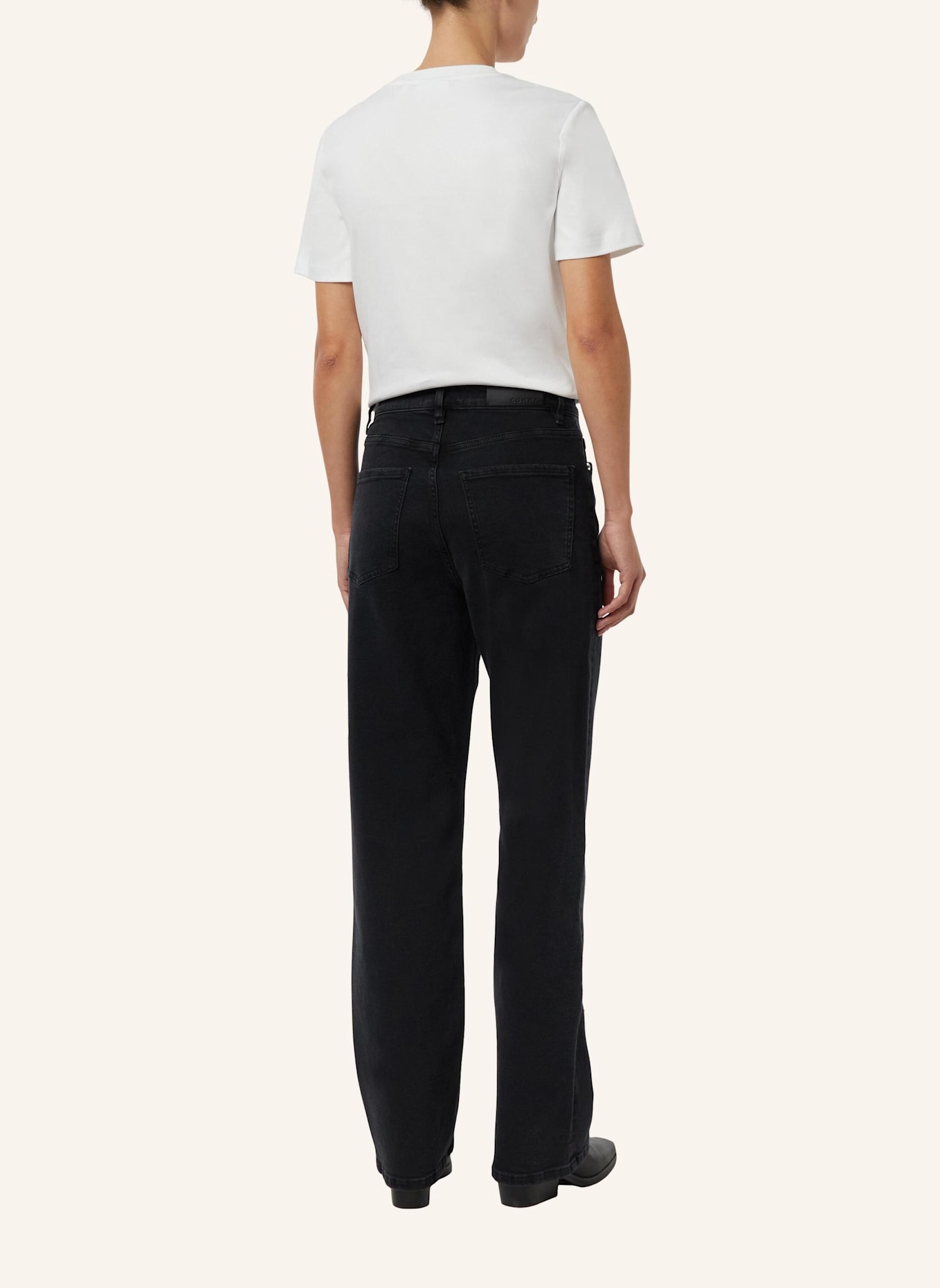 comma Jeans-Hose: SCHWARZ