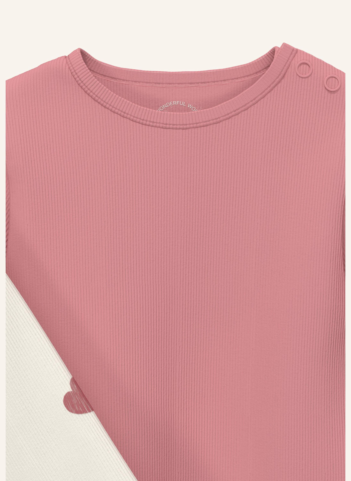 s.Oliver T-Shirt: CREME/ PINK