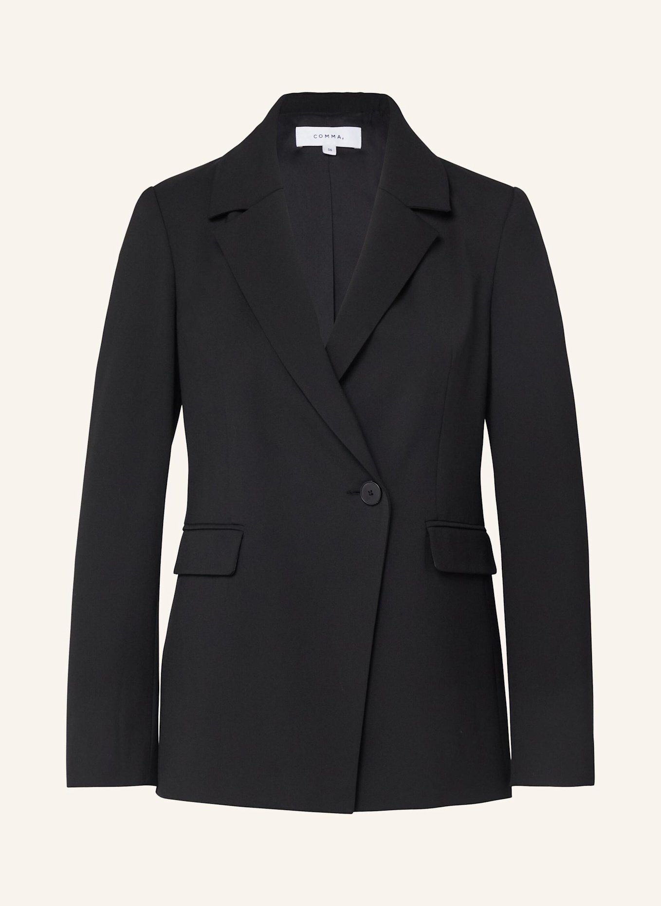 comma Indoor-Blazer: SCHWARZ