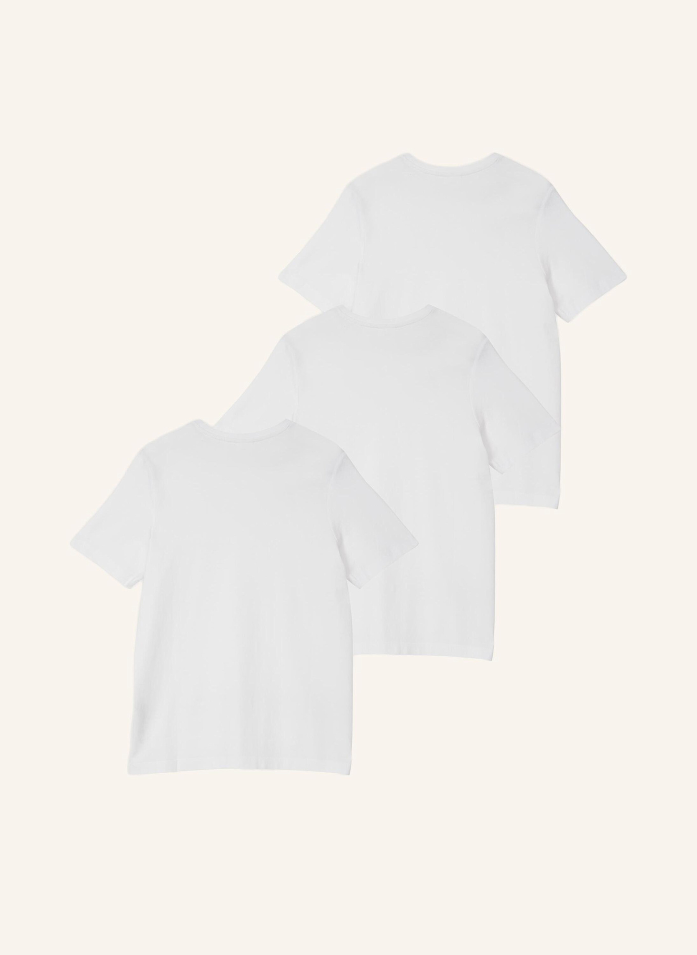 s.Oliver RED 3er-Pack T-Shirts: WEISS