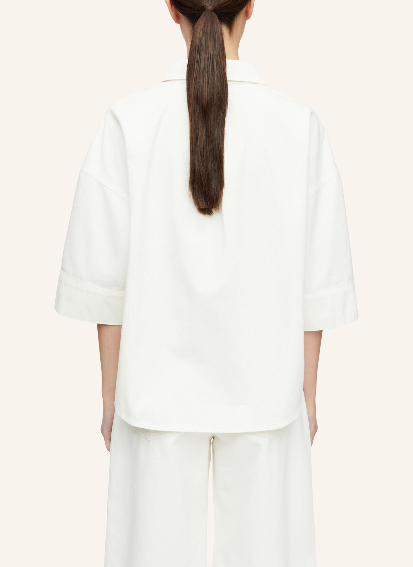 comma Bluse: CREME