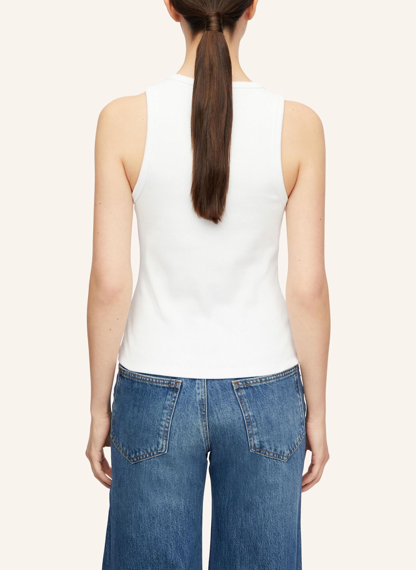 comma T-Shirt: WEISS