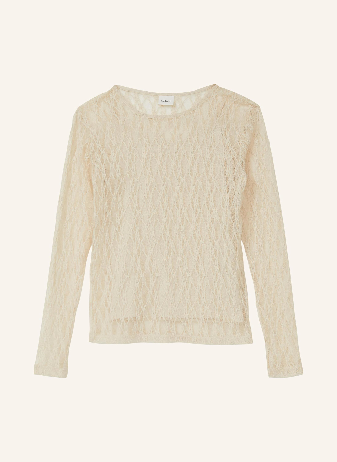 s.Oliver T-Shirt: BEIGE