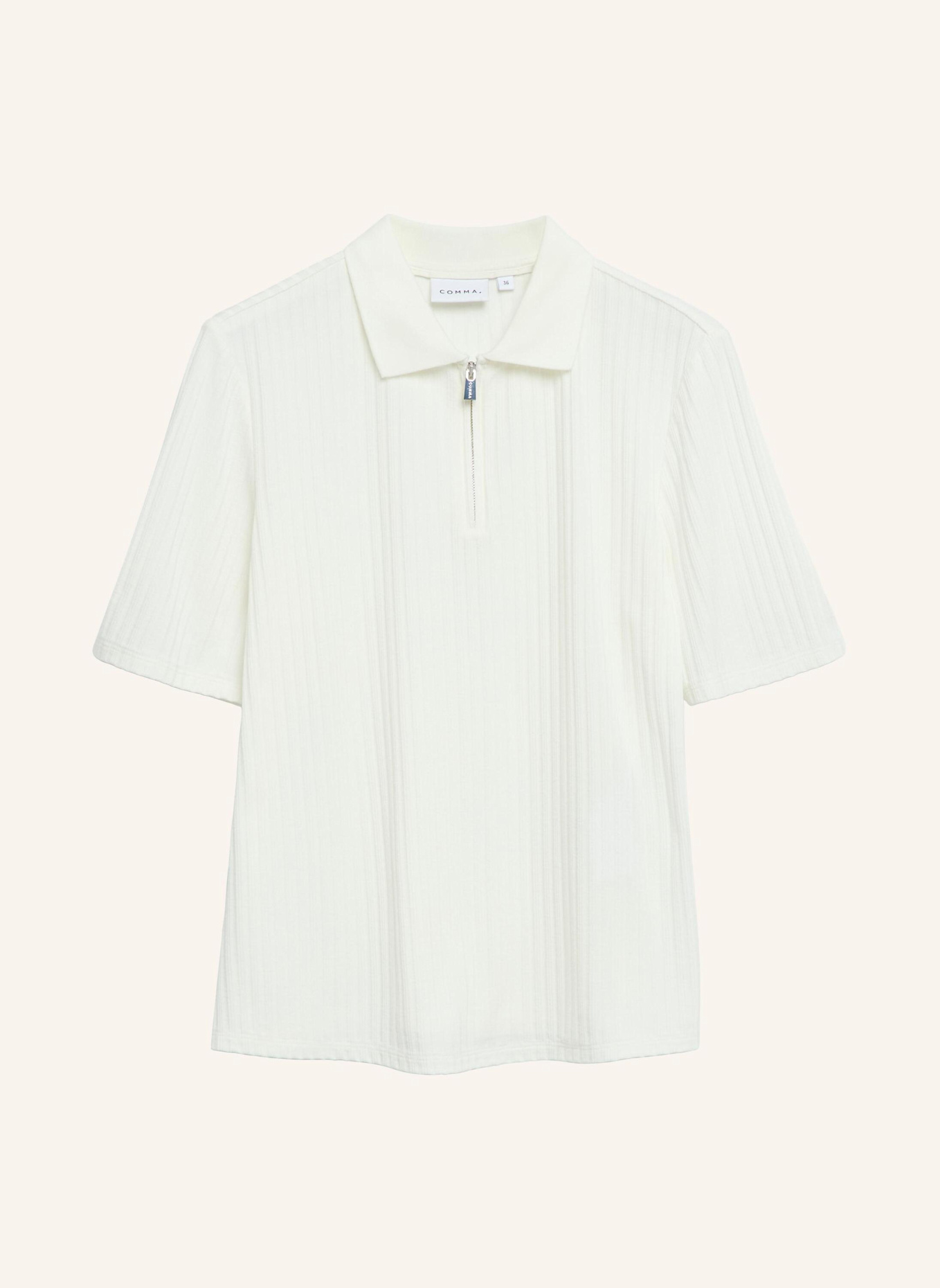 comma T-Shirt: WEISS