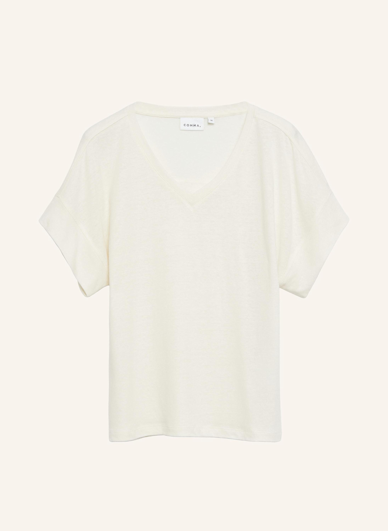 comma T-Shirt: CREME