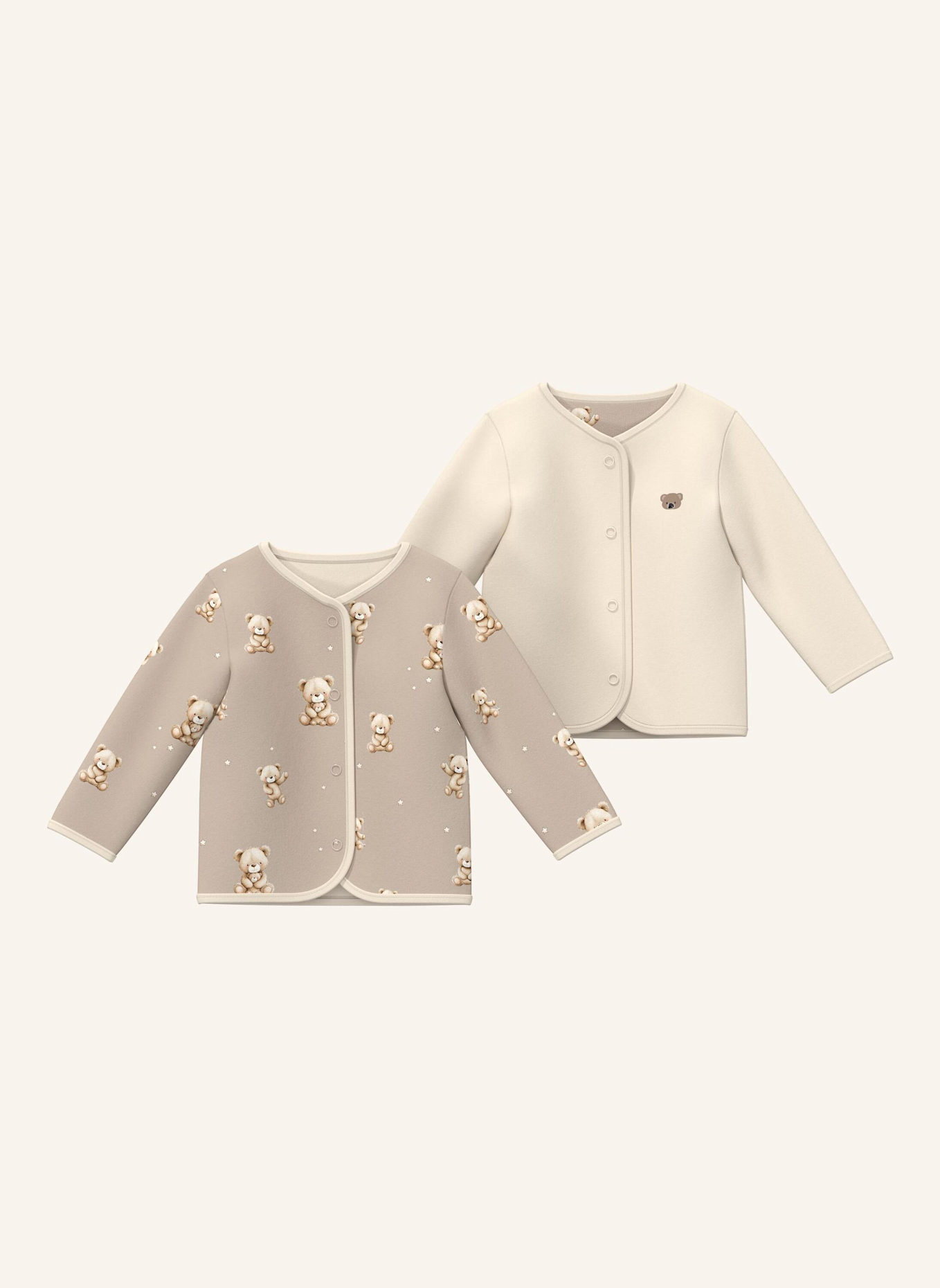 s.Oliver Sweatshirt Jacke: BEIGE