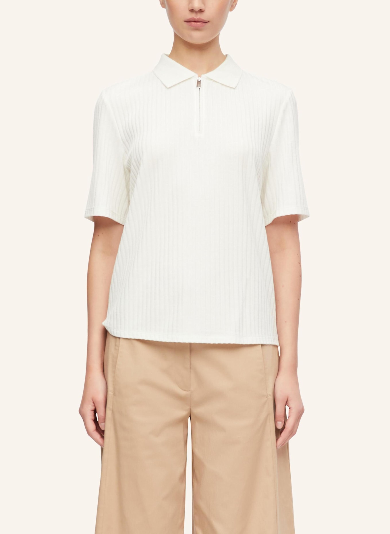 comma T-Shirt: WEISS