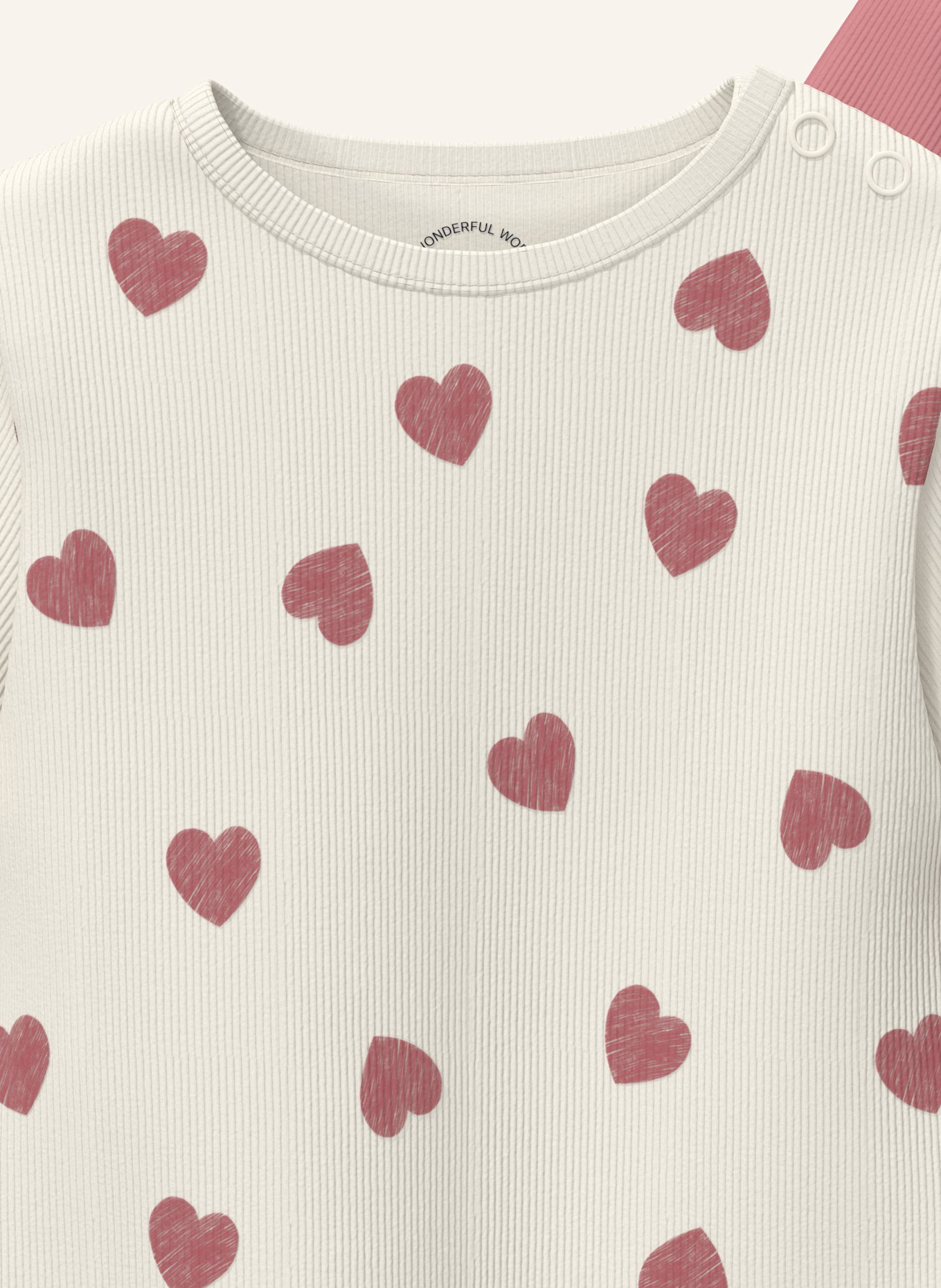 s.Oliver T-Shirt: CREME/ PINK