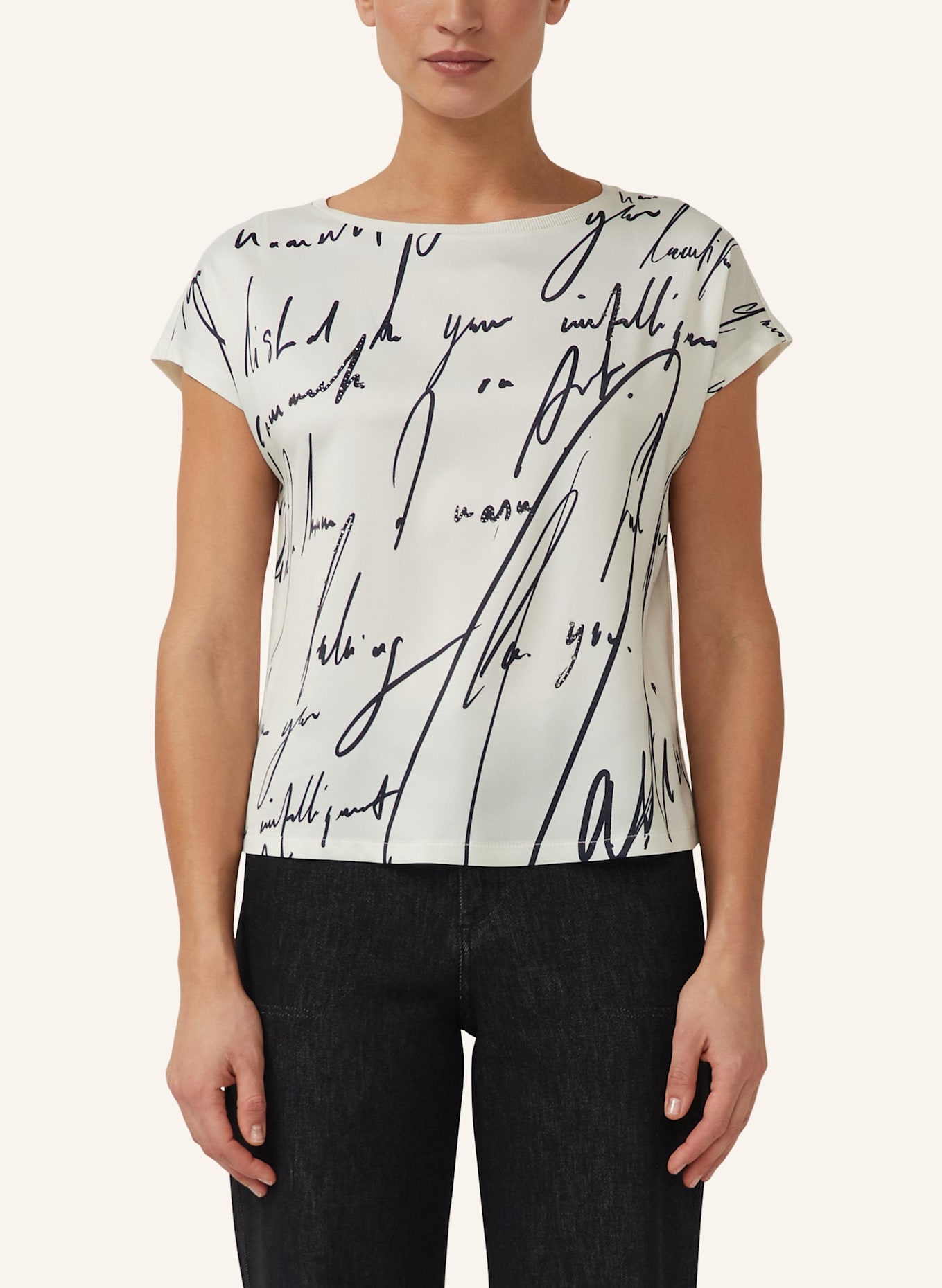 s.Oliver T-Shirt: CREME