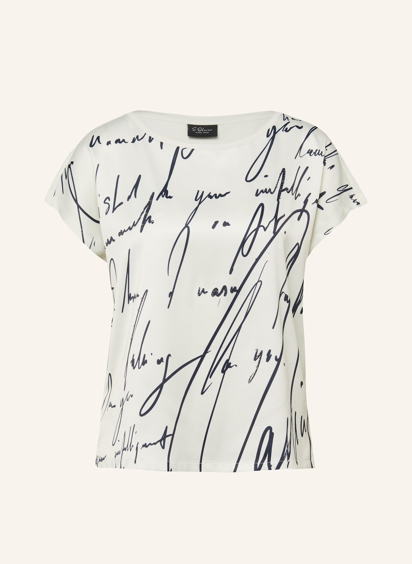 s.Oliver T-Shirt: CREME